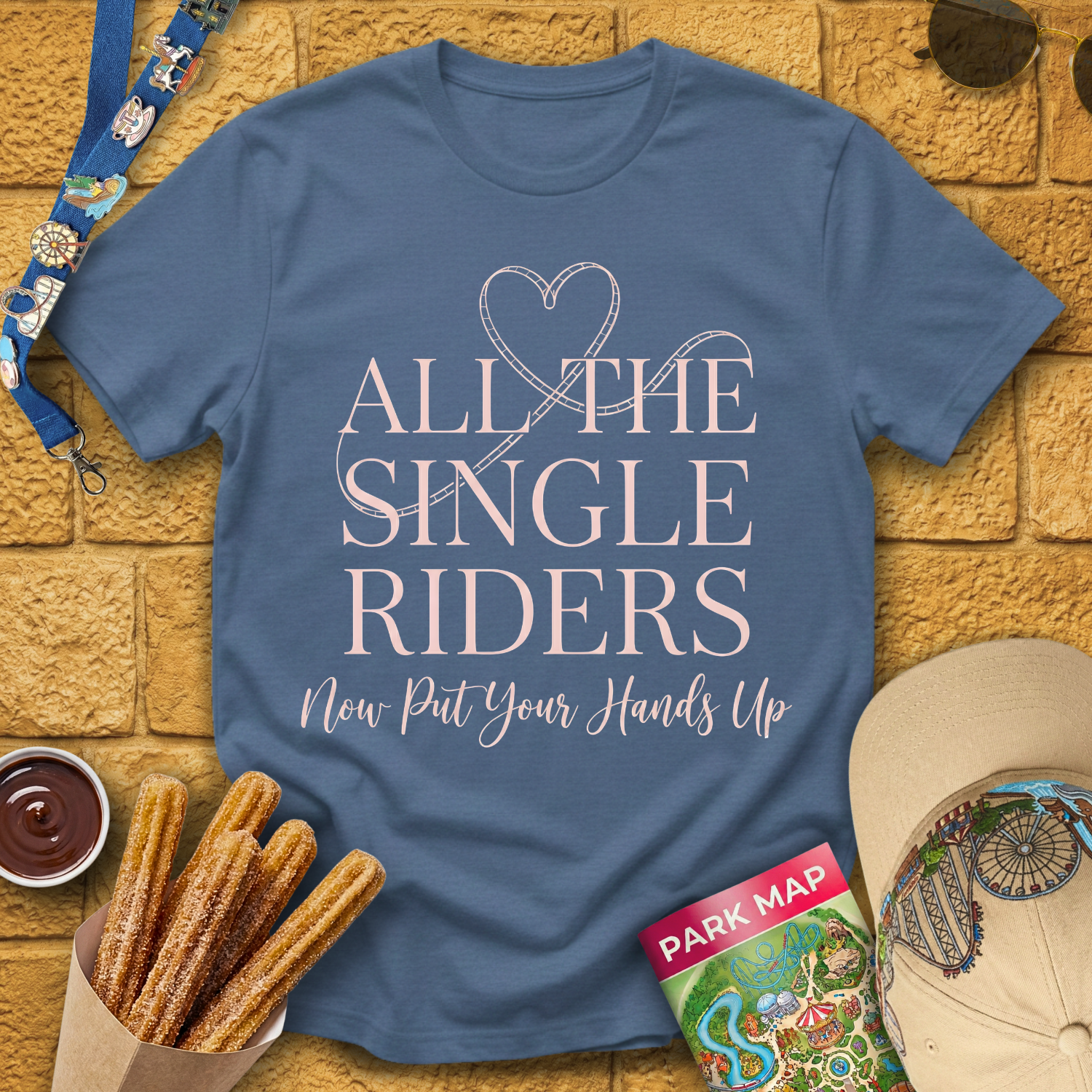 All The Single Riders [Sleek] T-Shirt