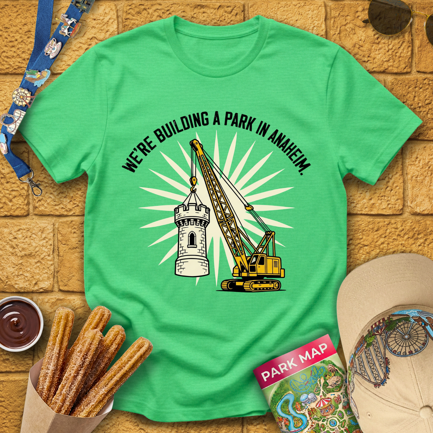 Building A Park [Crane] T-Shirt