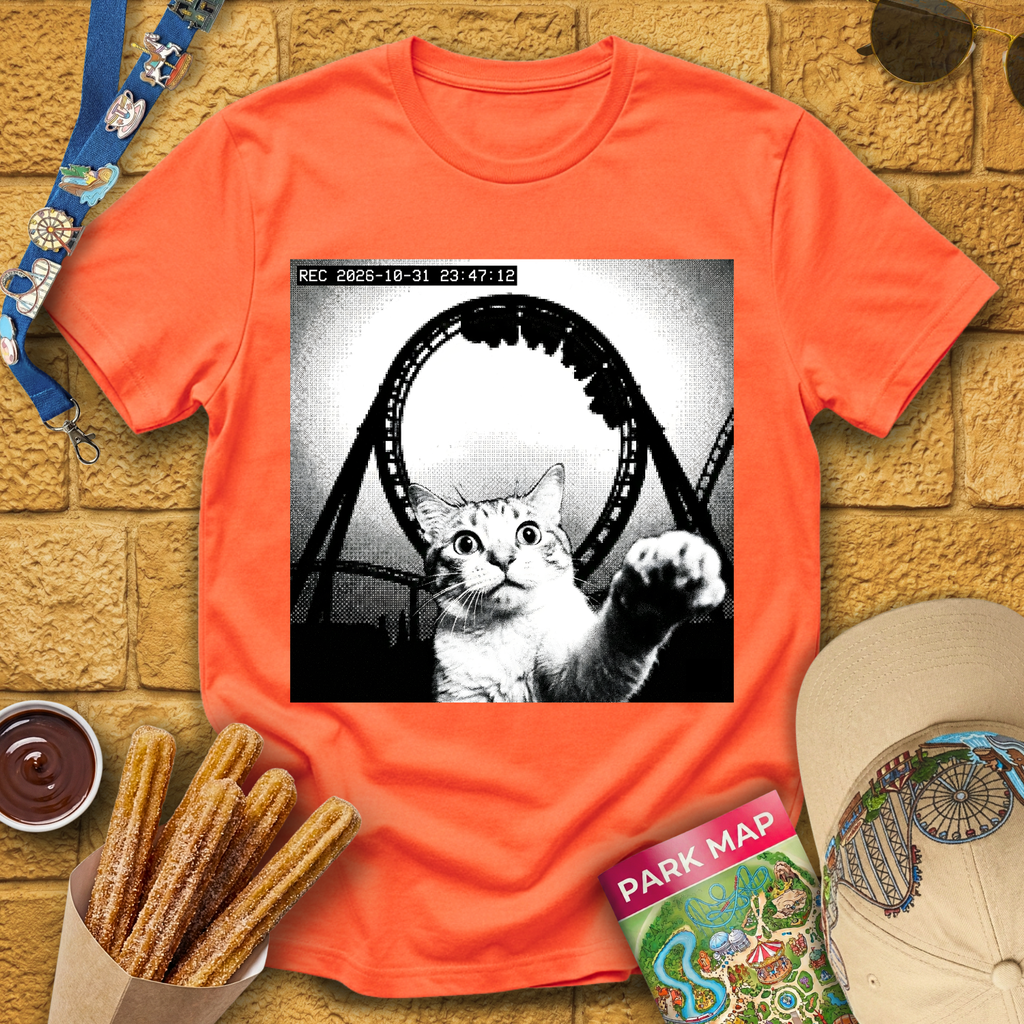 Cat Coaster CCTV T-Shirt