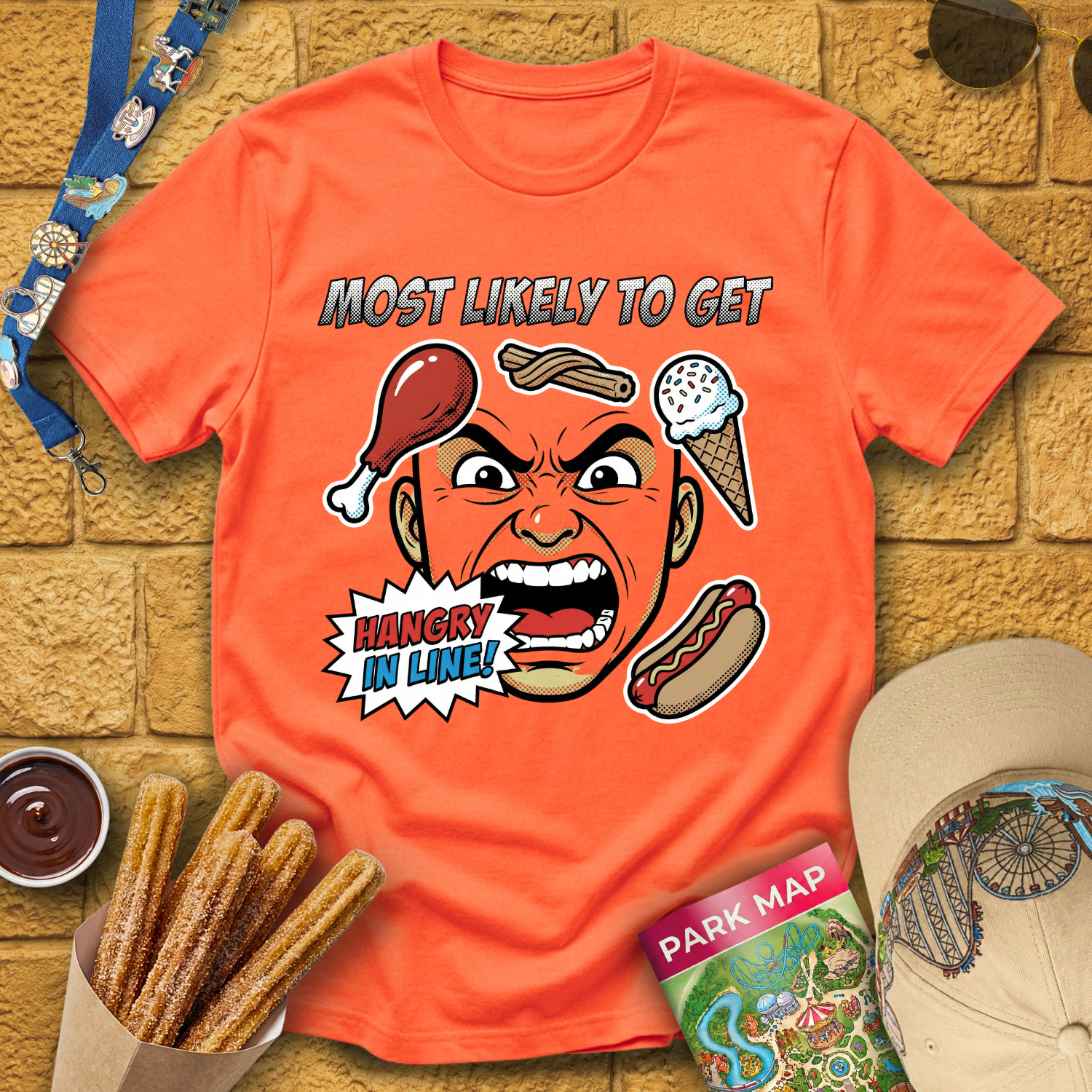 Hangry In Line [Comic] T-Shirt