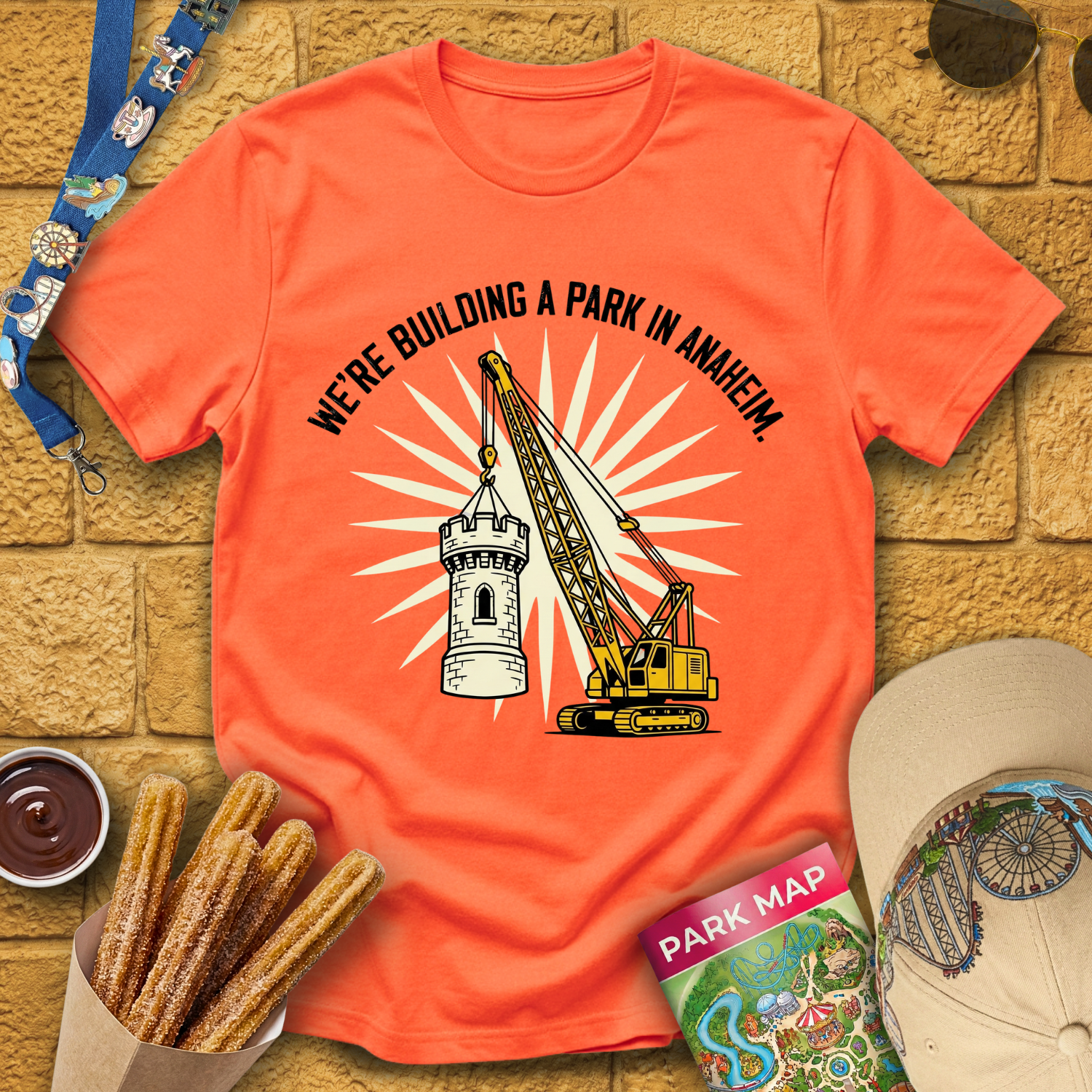 Building A Park [Crane] T-Shirt