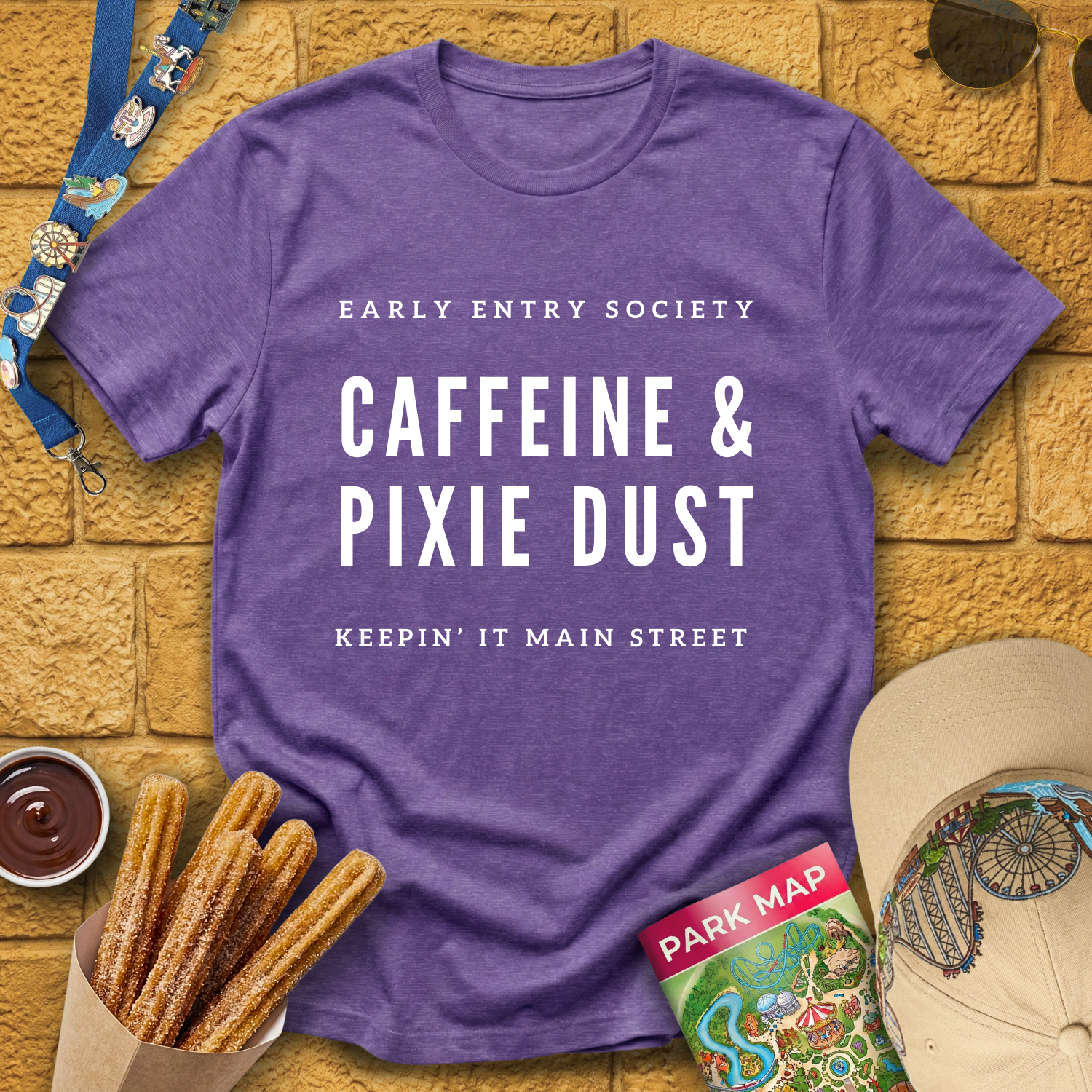 Caffeine & Pixie Dust [Sleek] T-Shirt