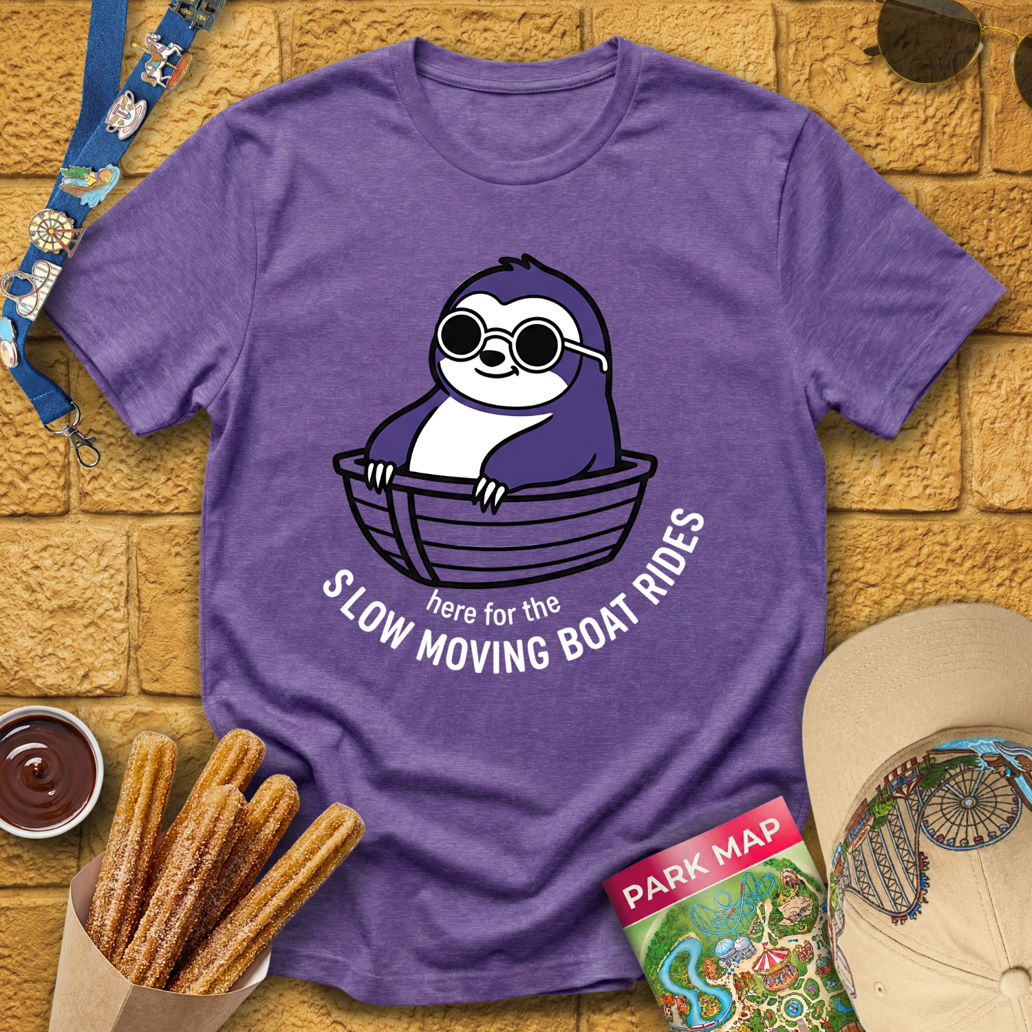 Slow Moving Boat Rides [Sloth] T-Shirt