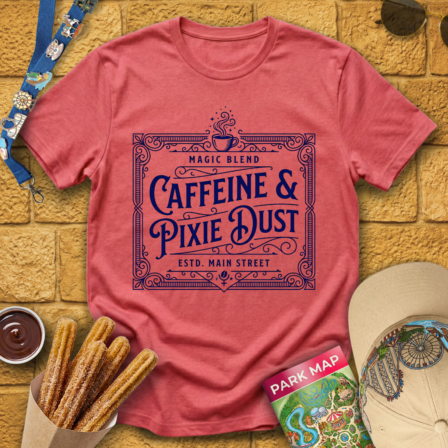 Caffeine & Pixie Dust [Victorian] T-Shirt