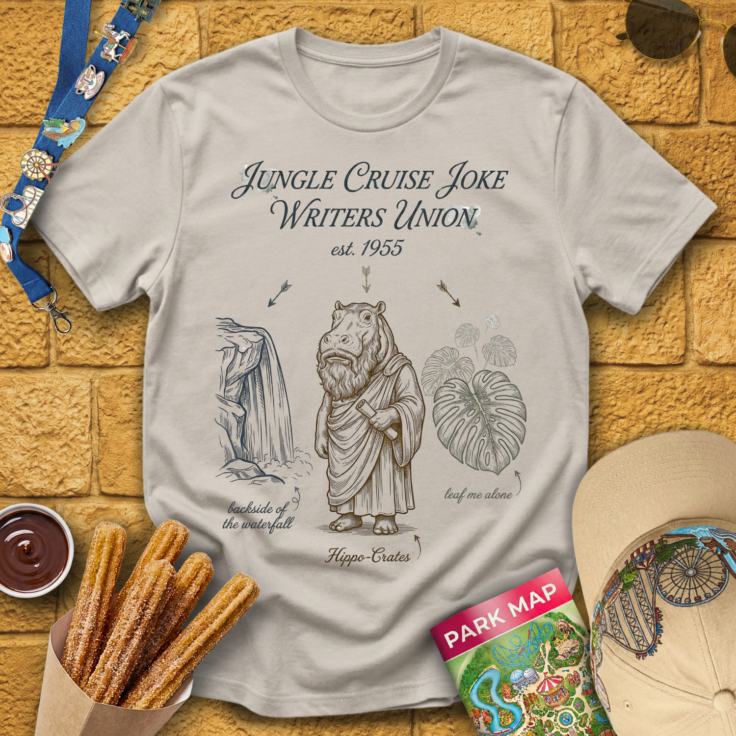 Jungle Cruise Joke [Woodcut] T-Shirt