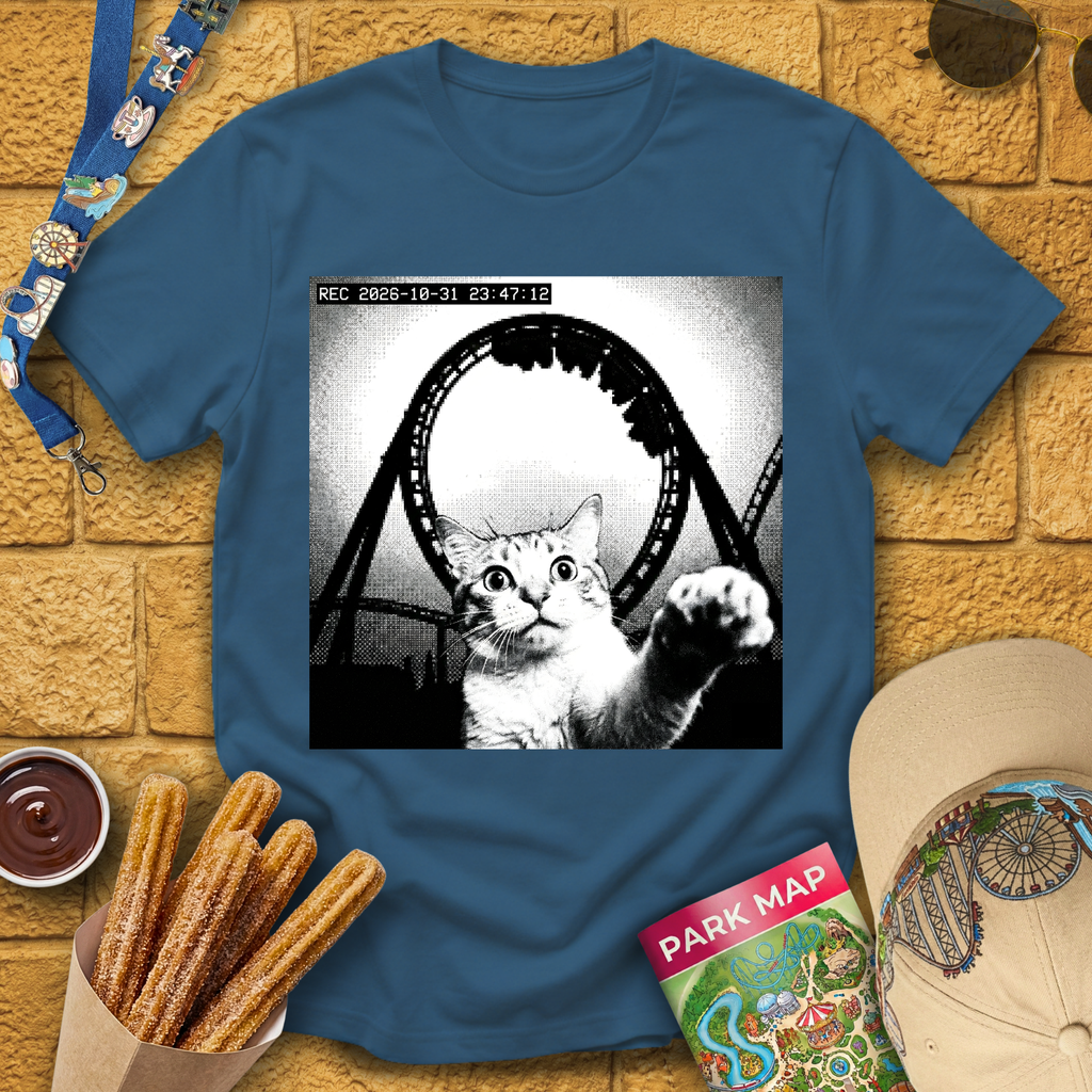Cat Coaster CCTV T-Shirt