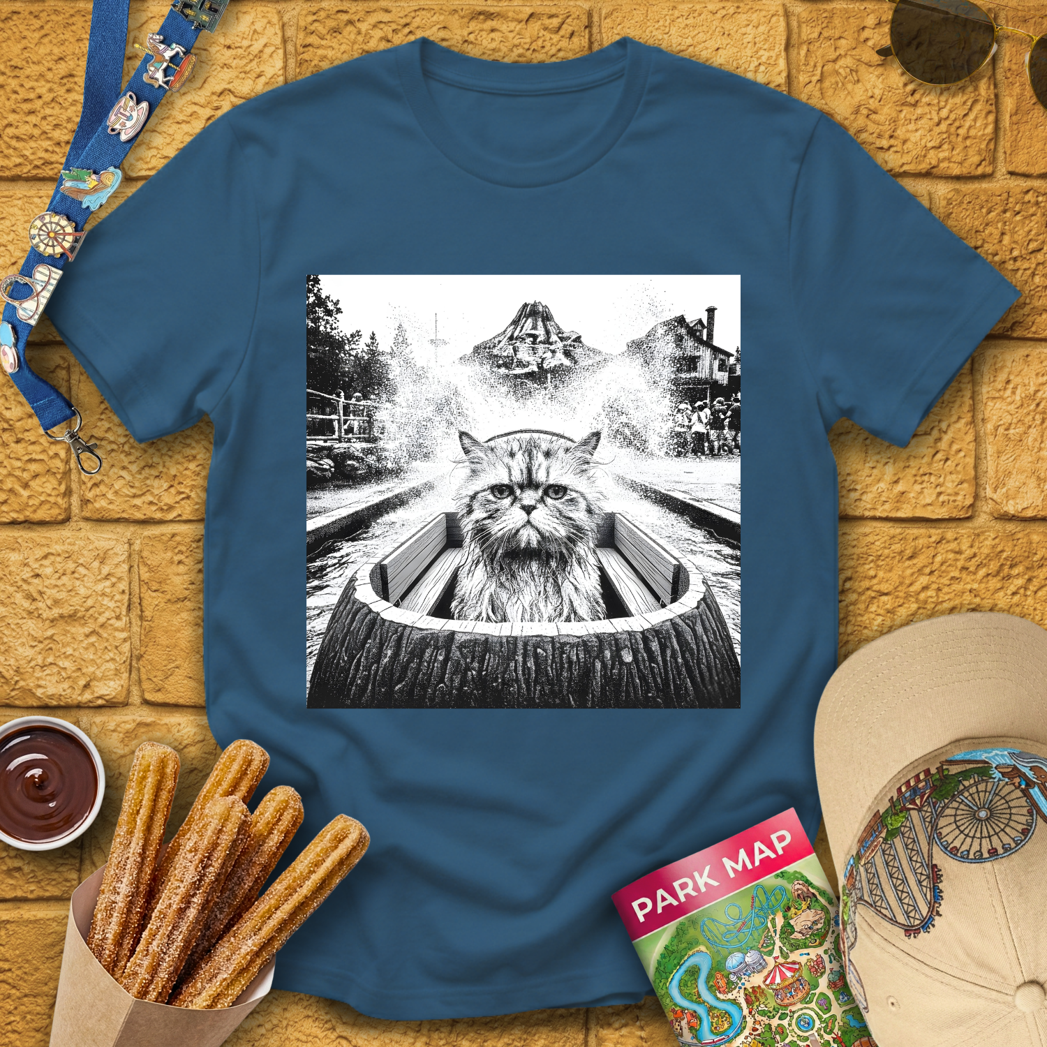 Cat Gettin' Wet T-Shirt