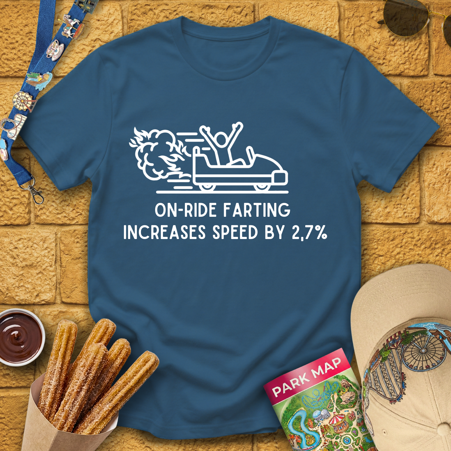 Farting Increases Speed [Sleek] T-Shirt