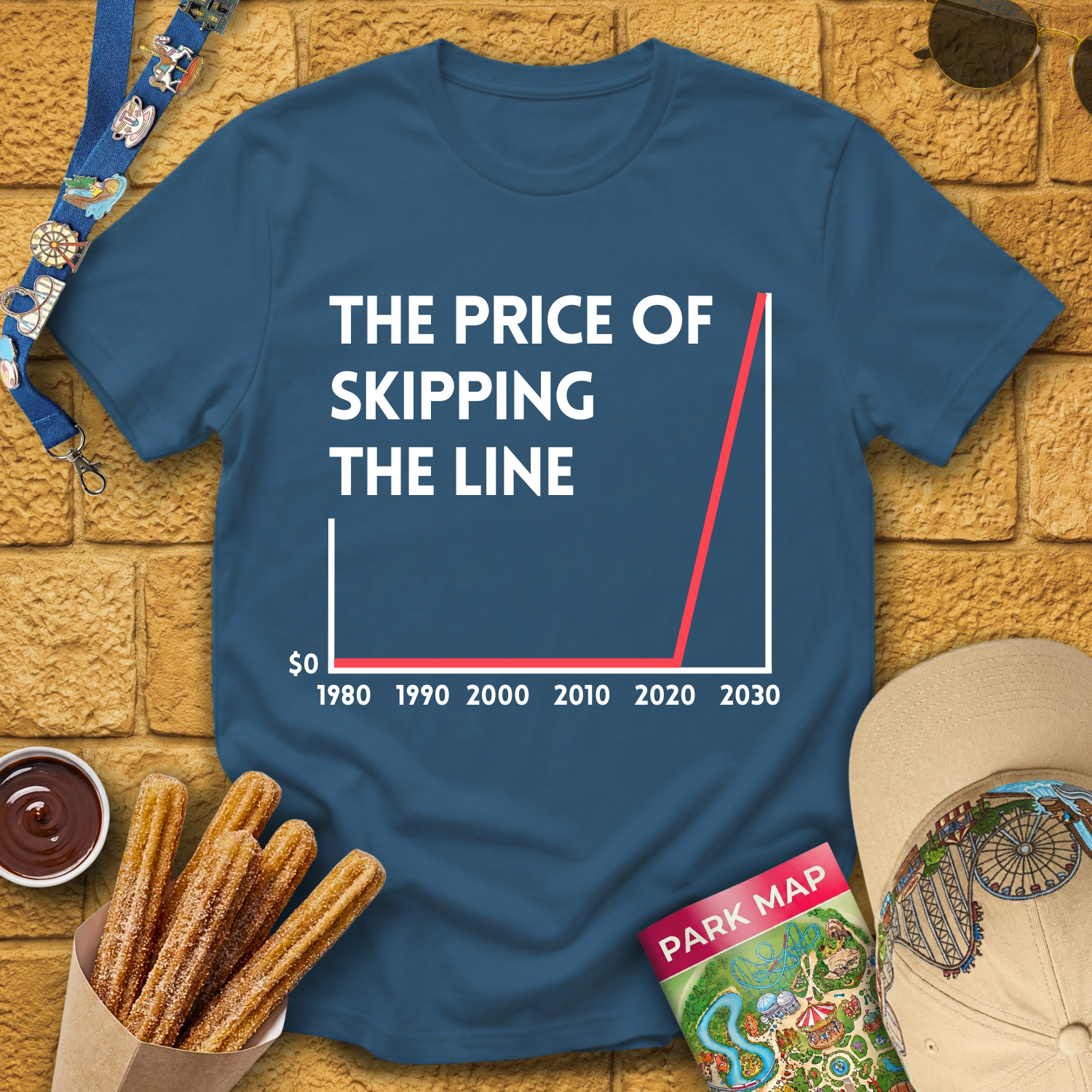 Price Of Line-Skipping T-Shirt