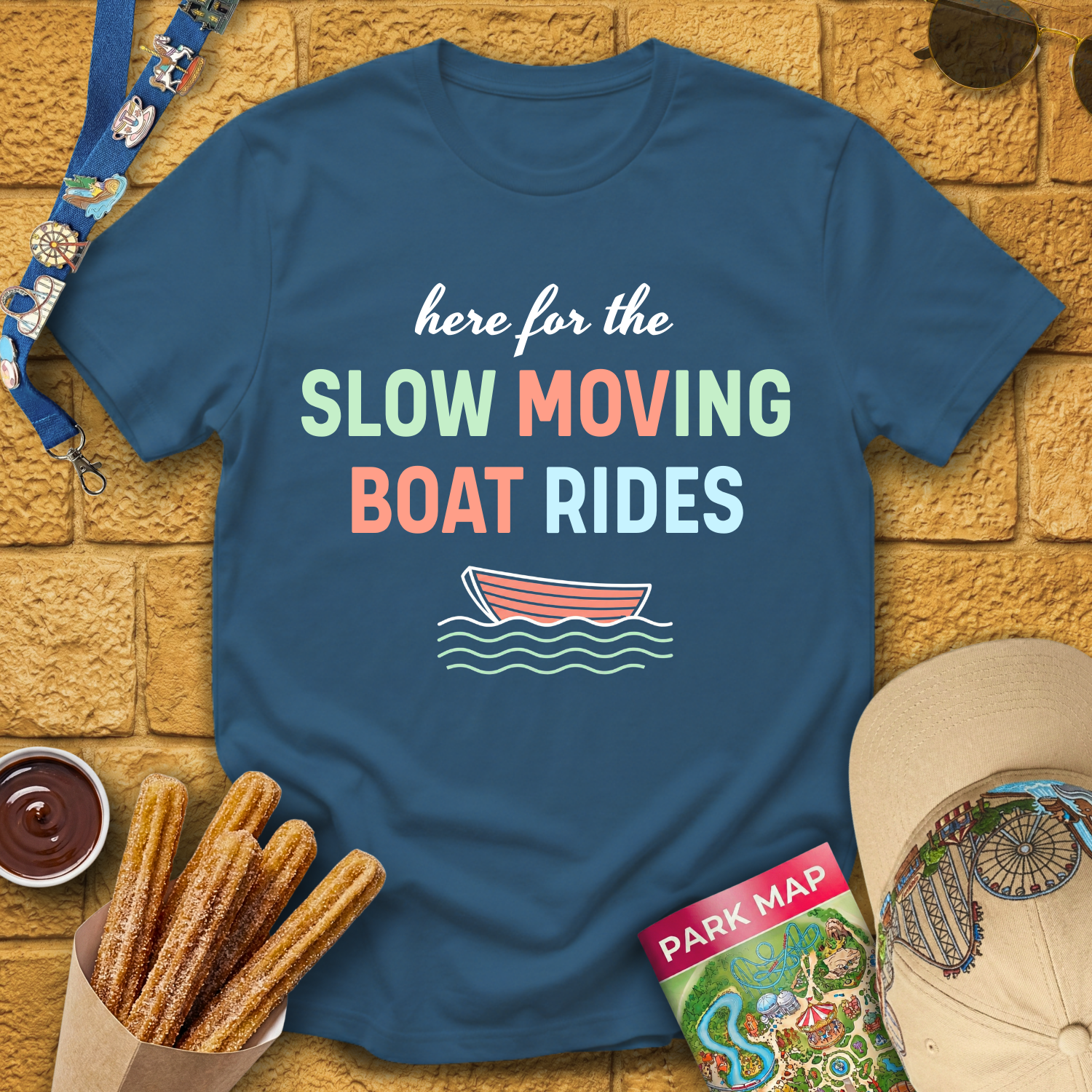 Slow Moving Boat Rides [Icon] T-Shirt