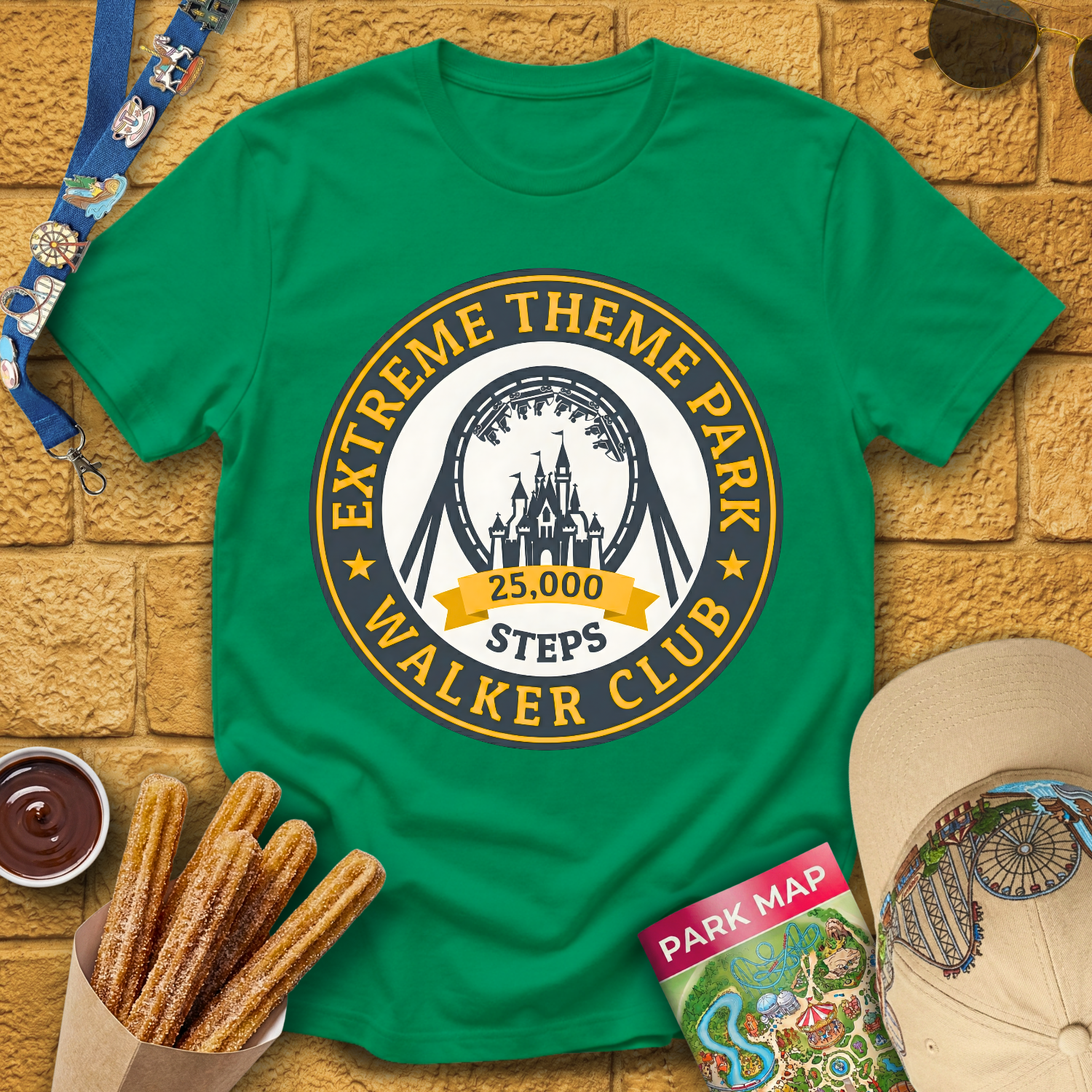 Extreme Theme Park Walker Club T-Shirt