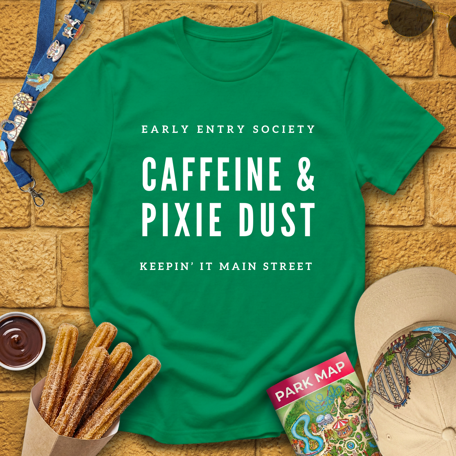 Caffeine & Pixie Dust [Sleek] T-Shirt
