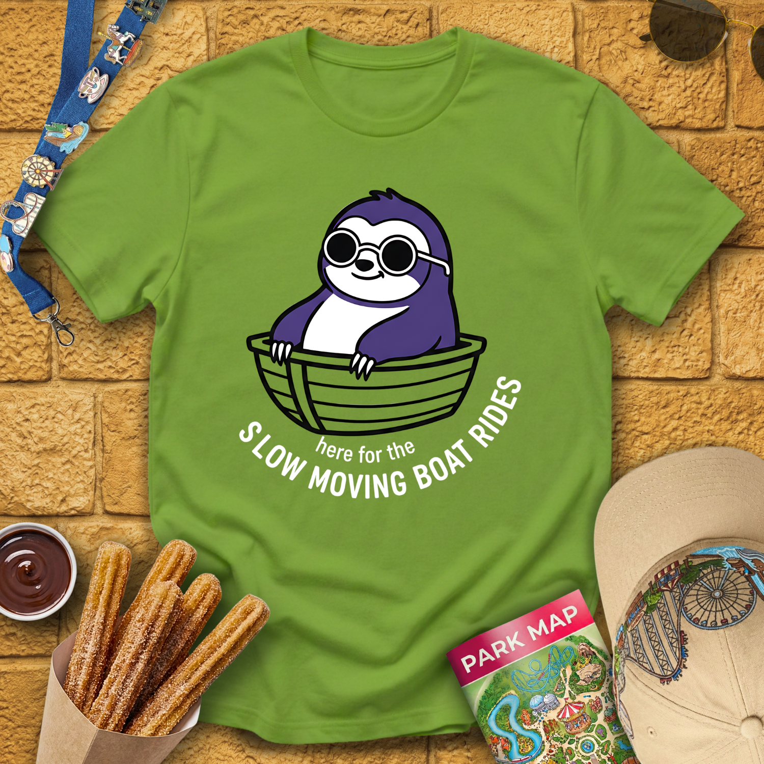 Slow Moving Boat Rides [Sloth] T-Shirt