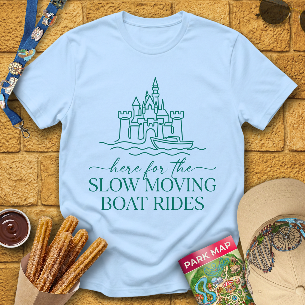 Slow Moving Boat Rides [Sleek] T-Shirt