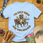 Here For Snacks [Racoon] T-Shirt