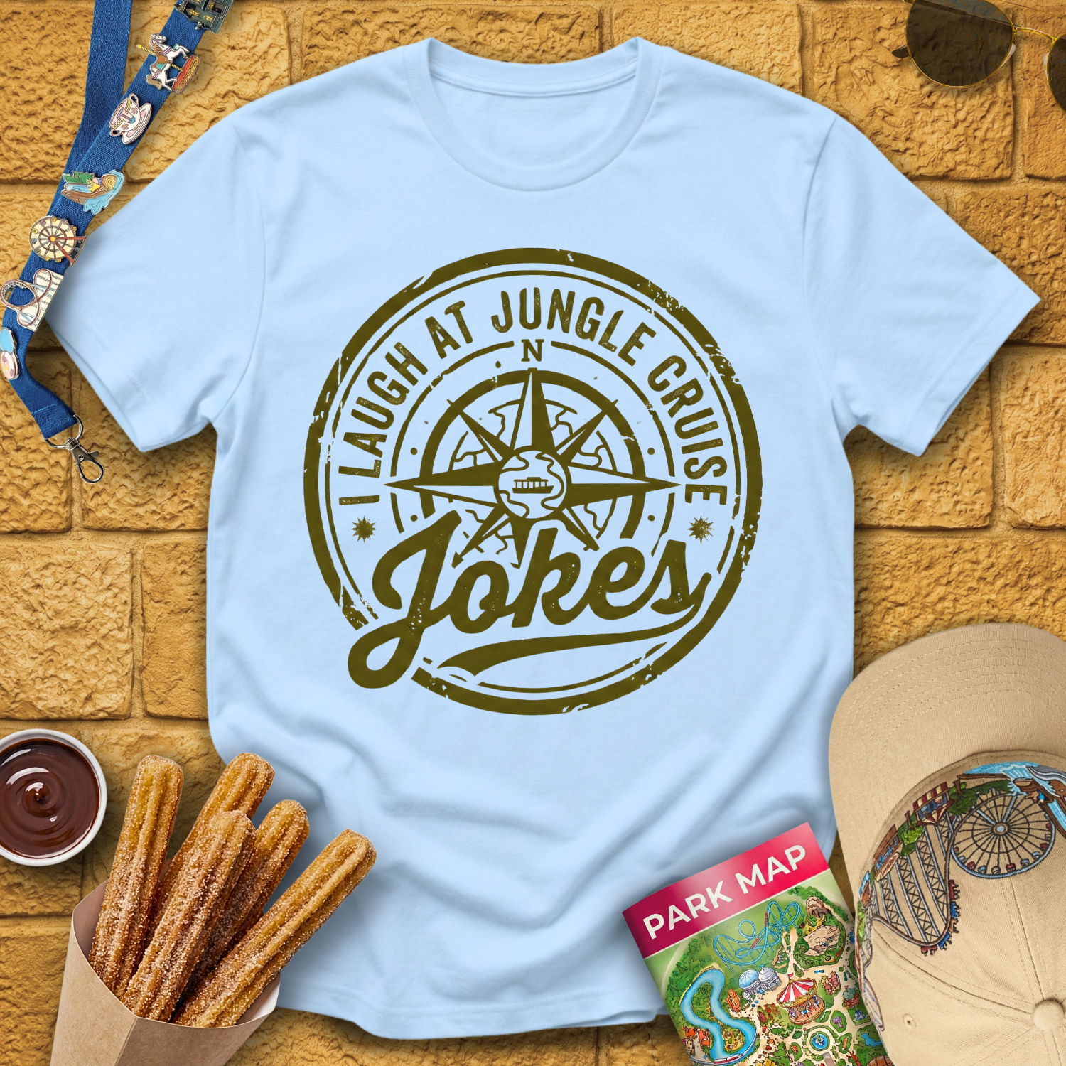 Jungle Cruise Jokes [Badge] T-Shirt