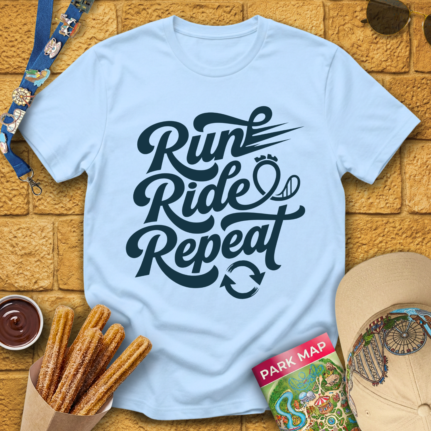 Run Ride Repeat T-Shirt
