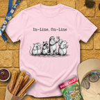 In Line, On-Line T-Shirt