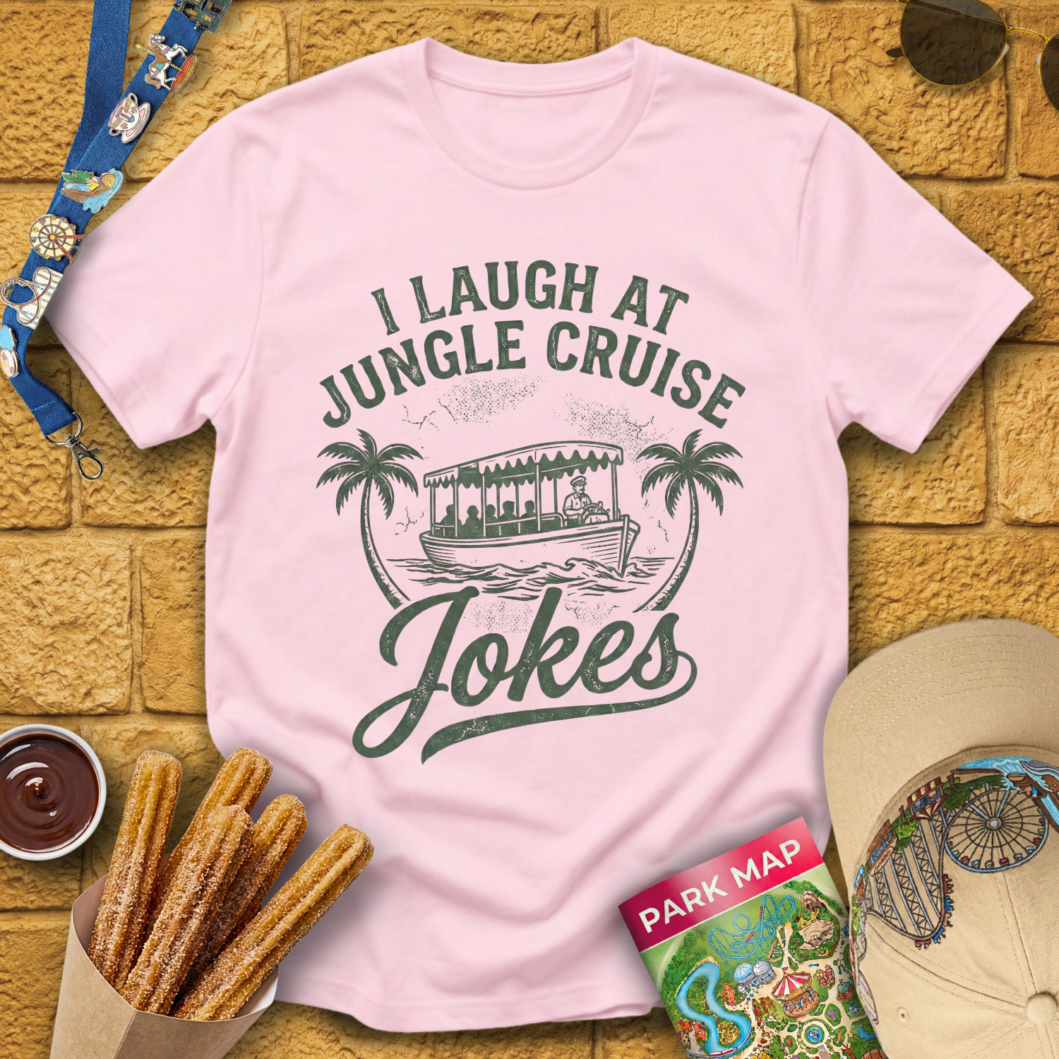 Jungle Cruise Jokes [RetroBrush] T-Shirt