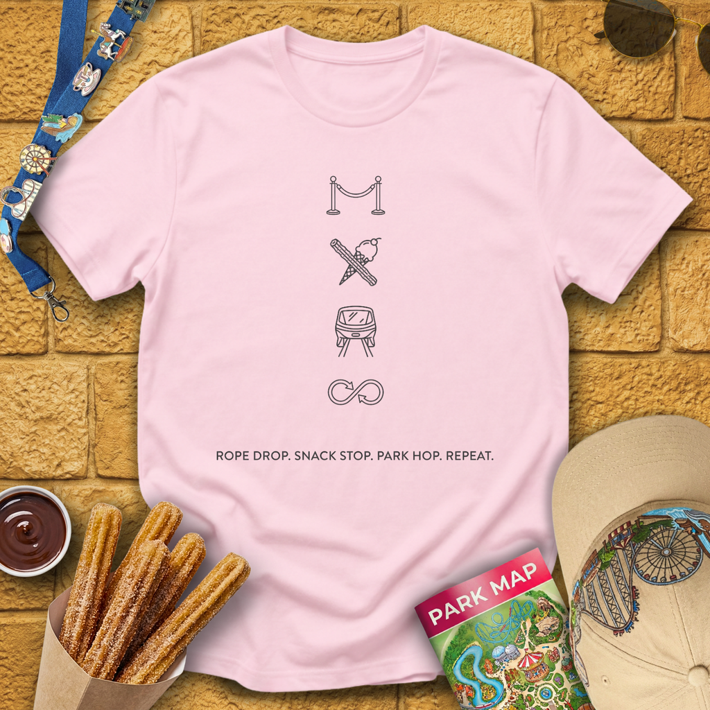 Rope Drop. Snack... [Sleek] T-Shirt