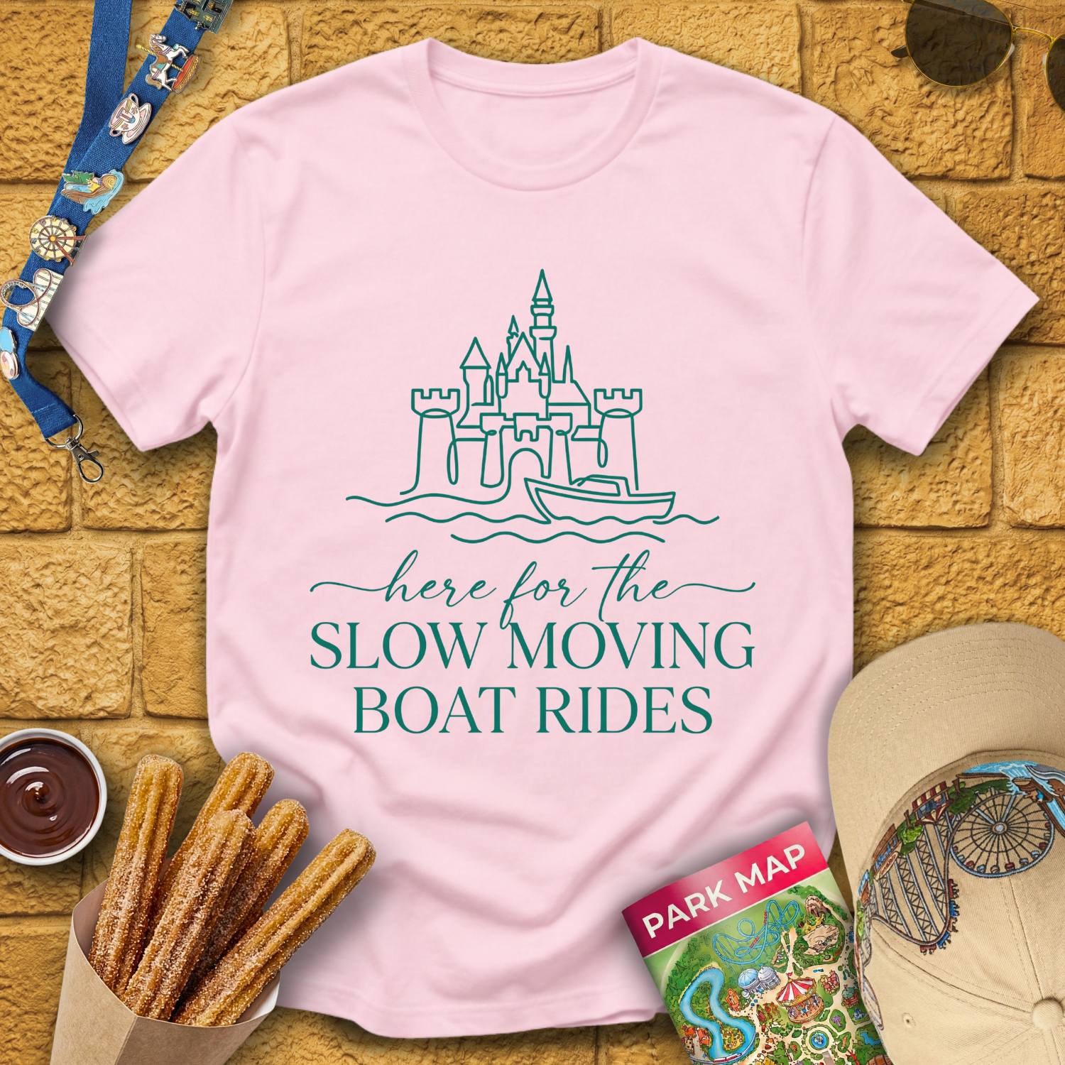 Slow Moving Boat Rides [Sleek] T-Shirt