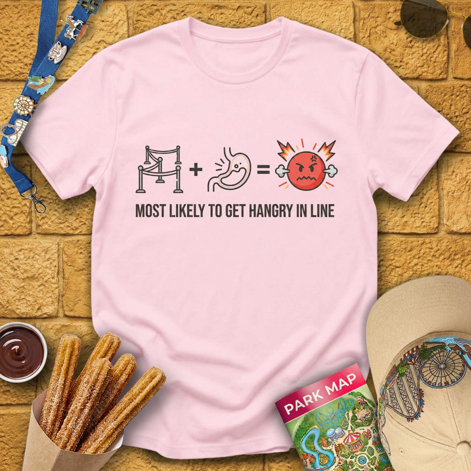 Hangry In Line [Sleek] T-Shirt