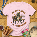 Here For Snacks [Racoon] T-Shirt
