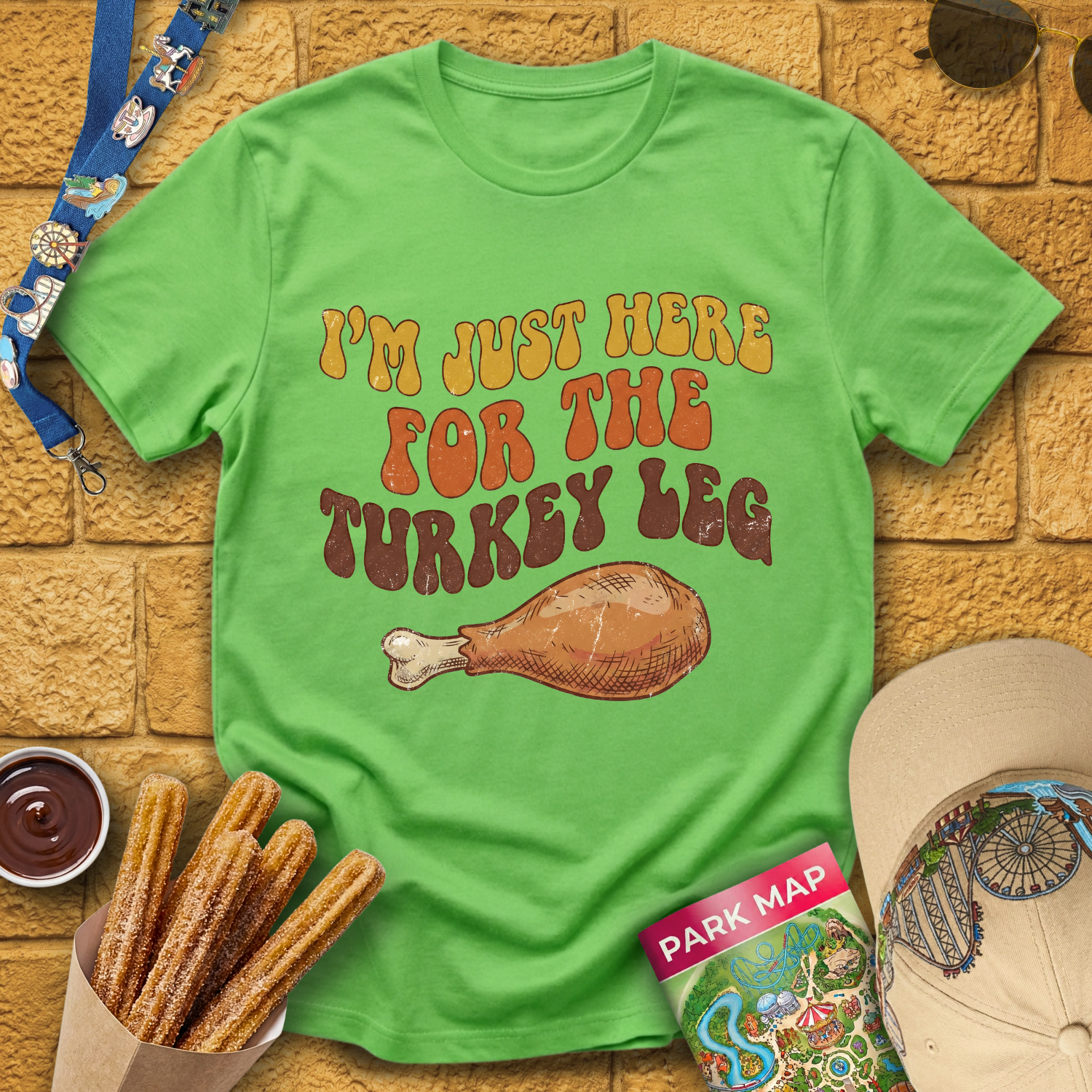 Here For Turkey Leg [70s] T-Shirt