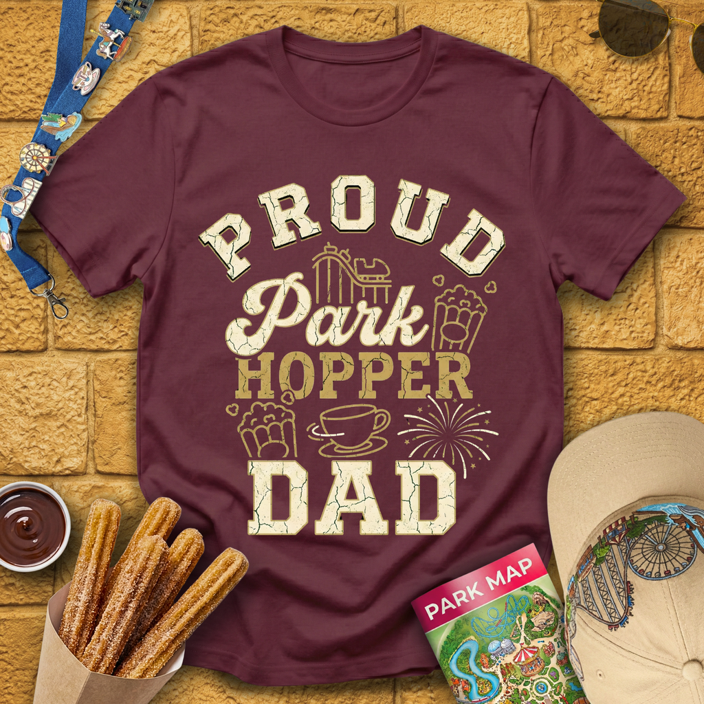 Proud Park Hopper Dad [Bold] T-Shirt
