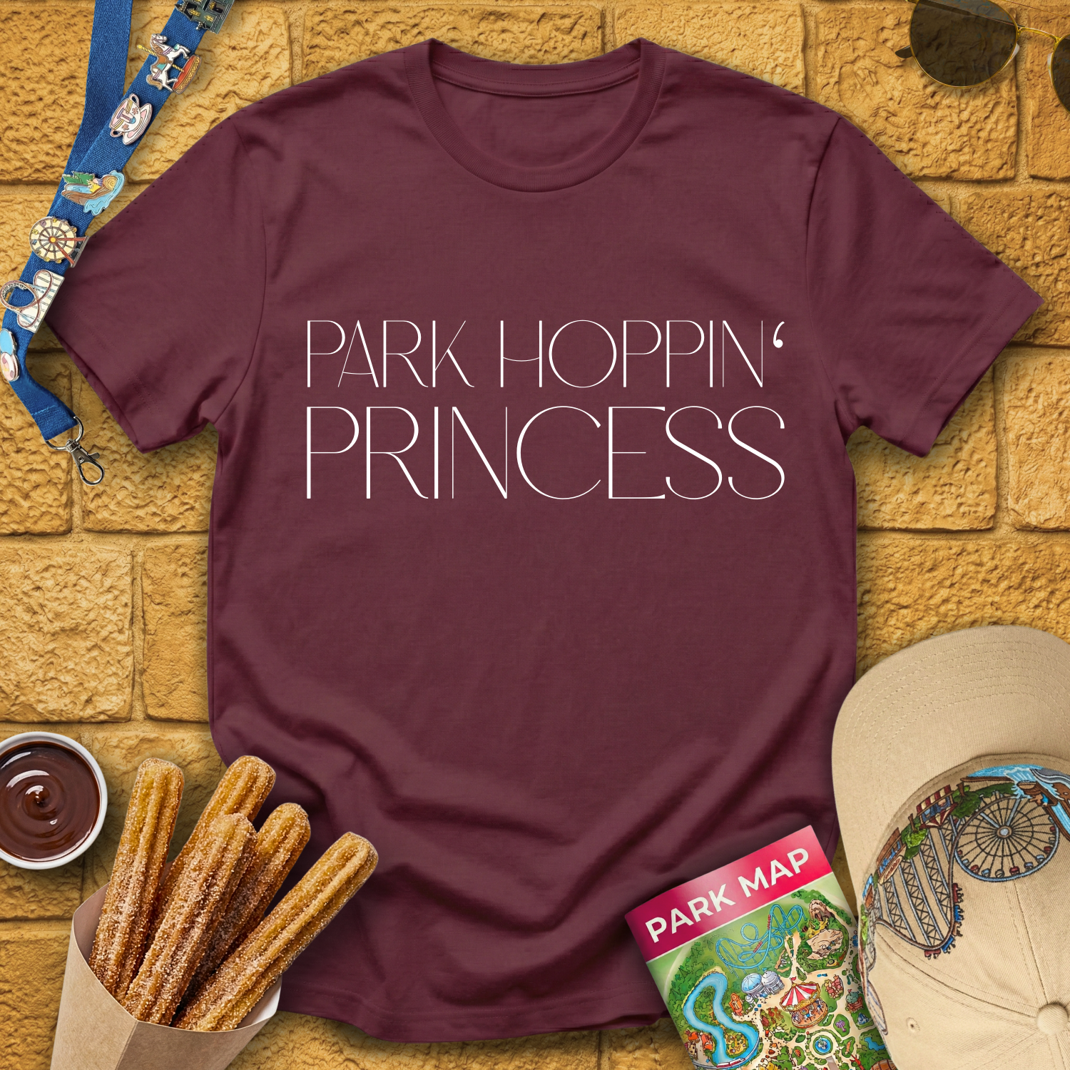Park Hoppin' Princess [Sleek] T-Shirt