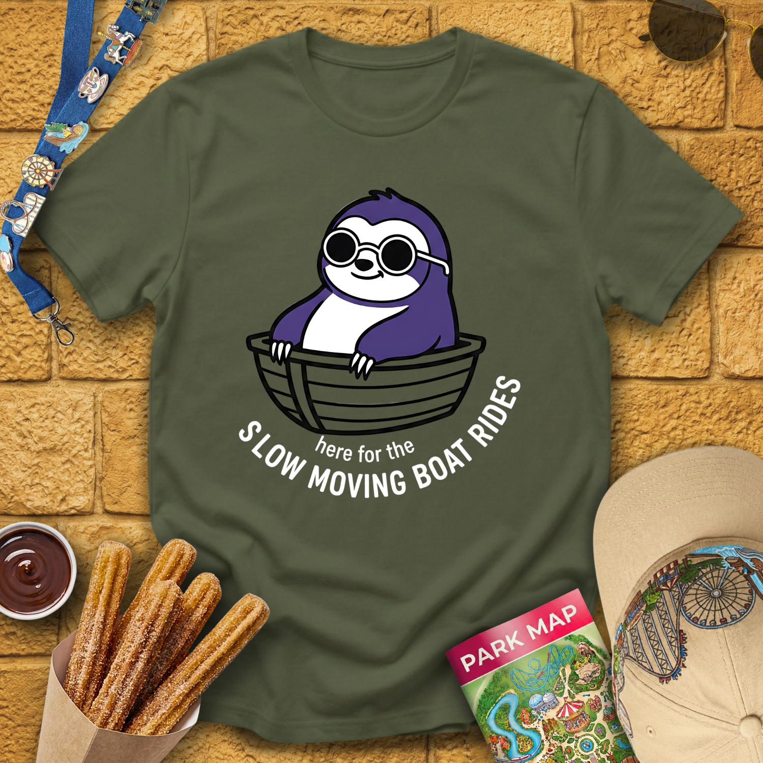 Slow Moving Boat Rides [Sloth] T-Shirt