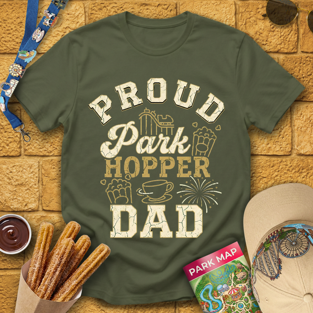 Proud Park Hopper Dad [Bold] T-Shirt