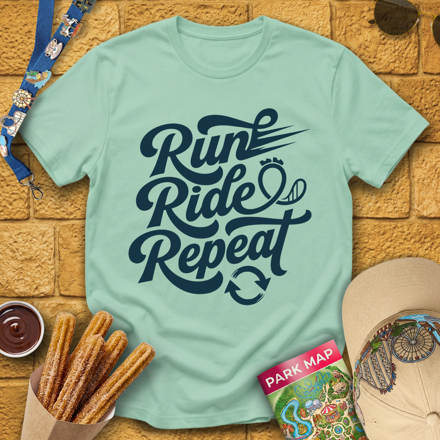 Run Ride Repeat T-Shirt