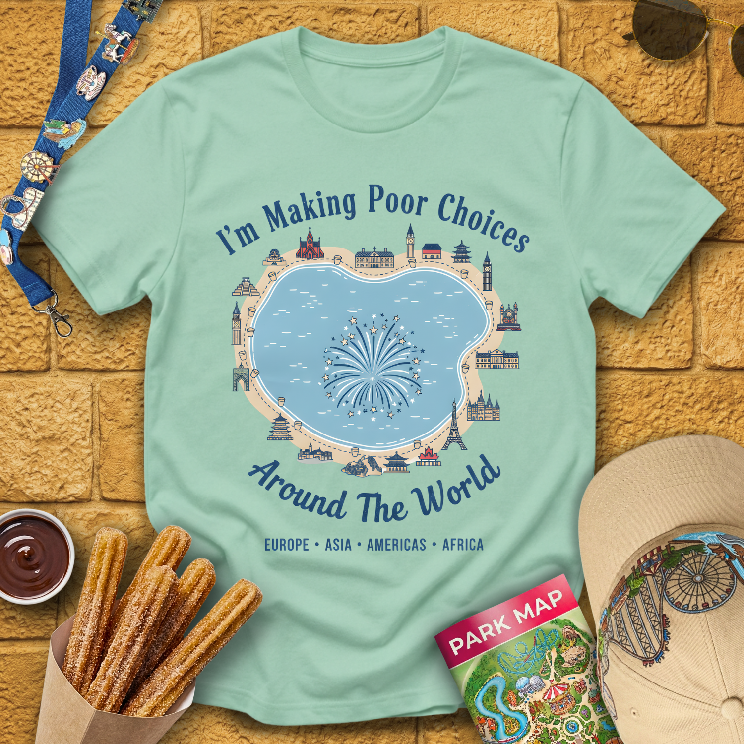 Poor Choices [Map] T-Shirt