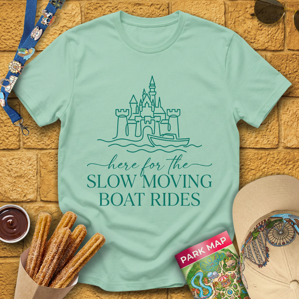 Slow Moving Boat Rides [Sleek] T-Shirt