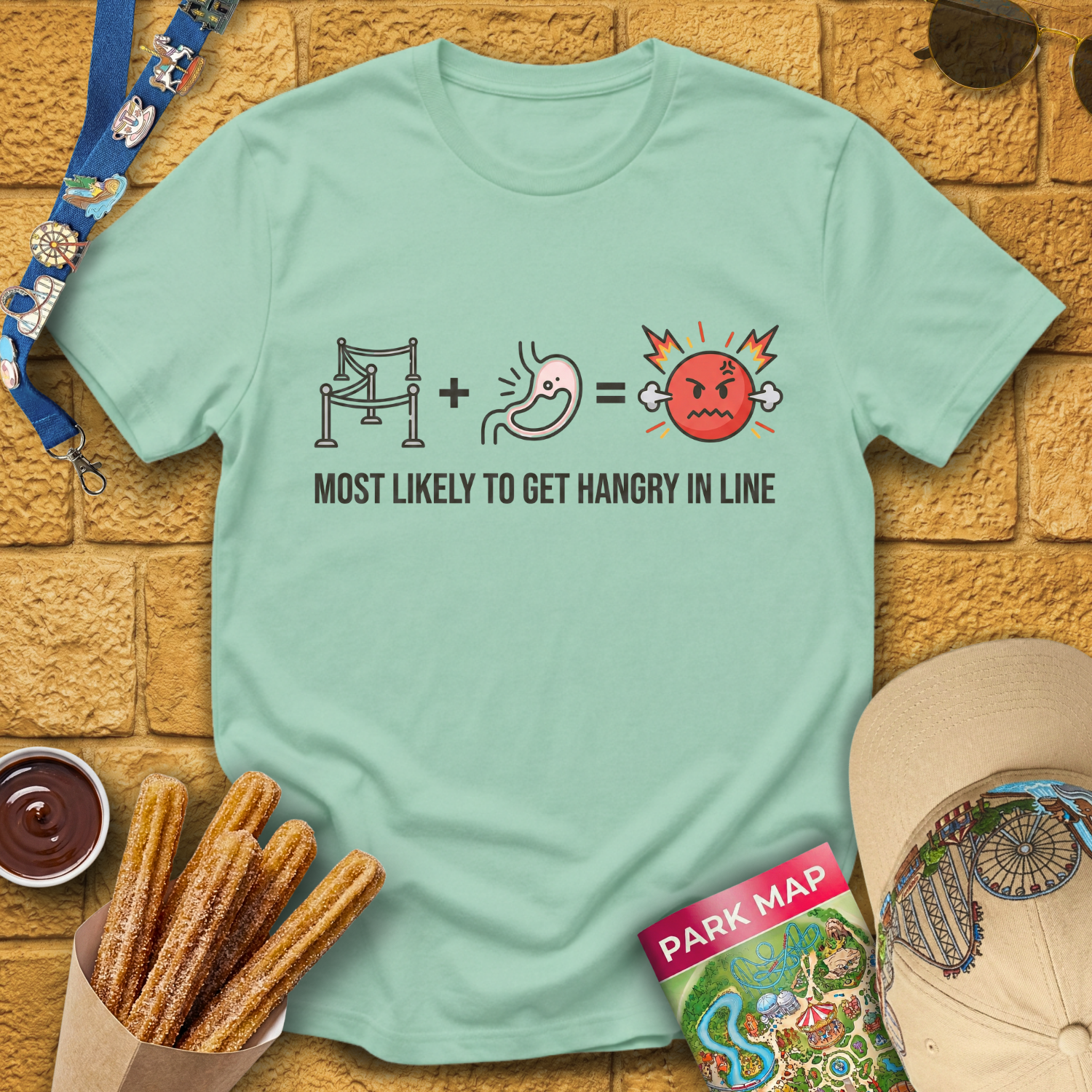 Hangry In Line [Sleek] T-Shirt
