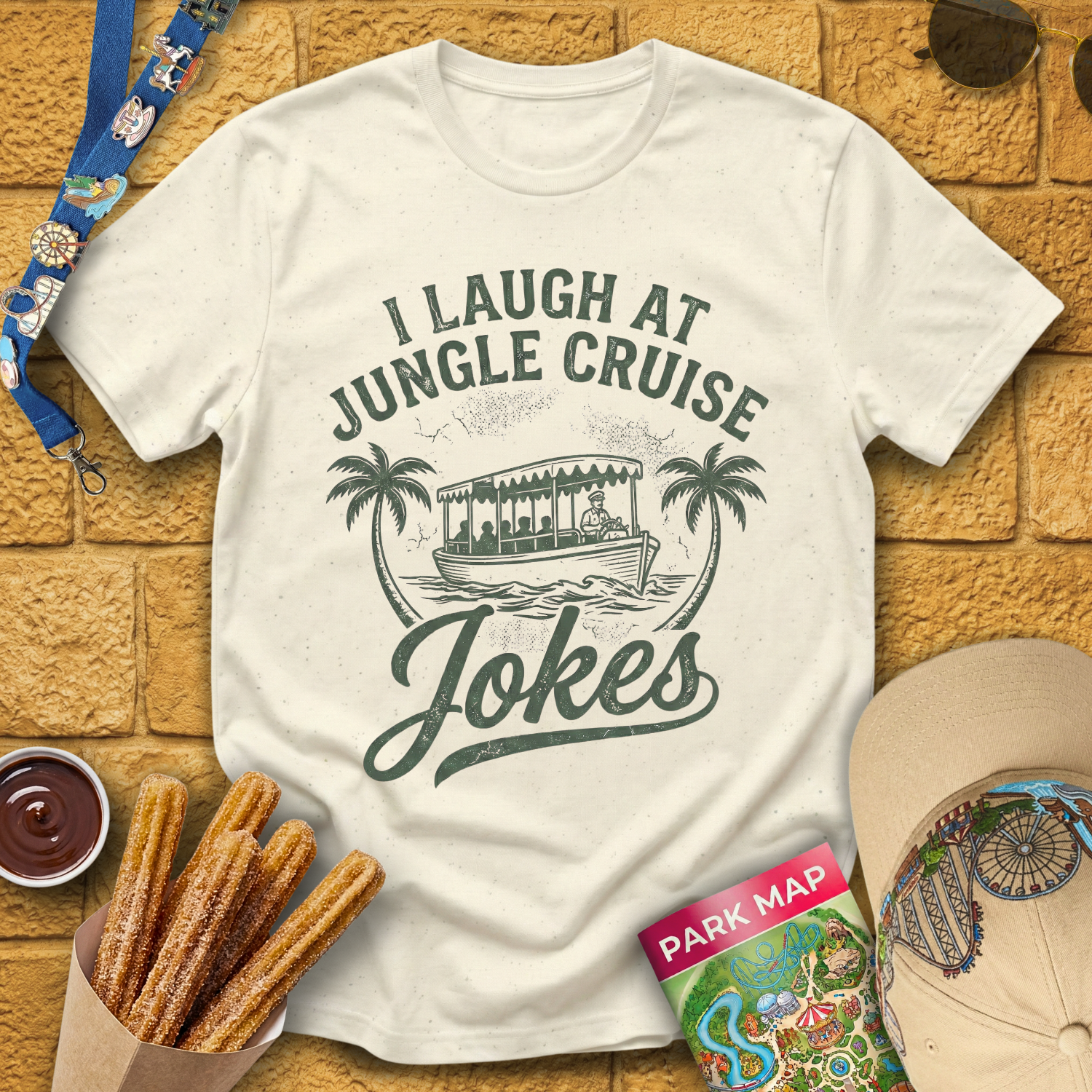 Jungle Cruise Jokes [RetroBrush] T-Shirt