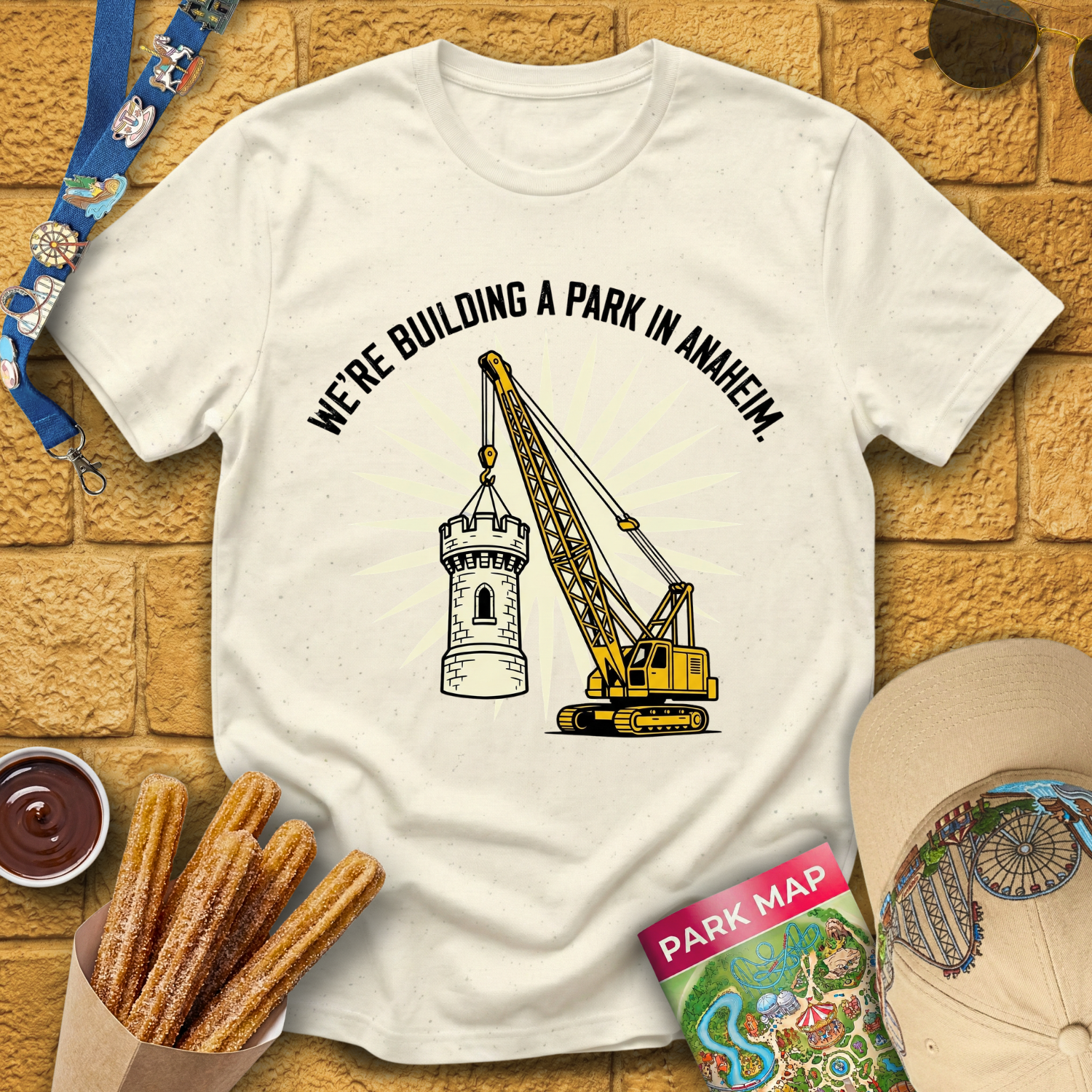 Building A Park [Crane] T-Shirt
