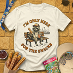 Here For Snacks [Racoon] T-Shirt