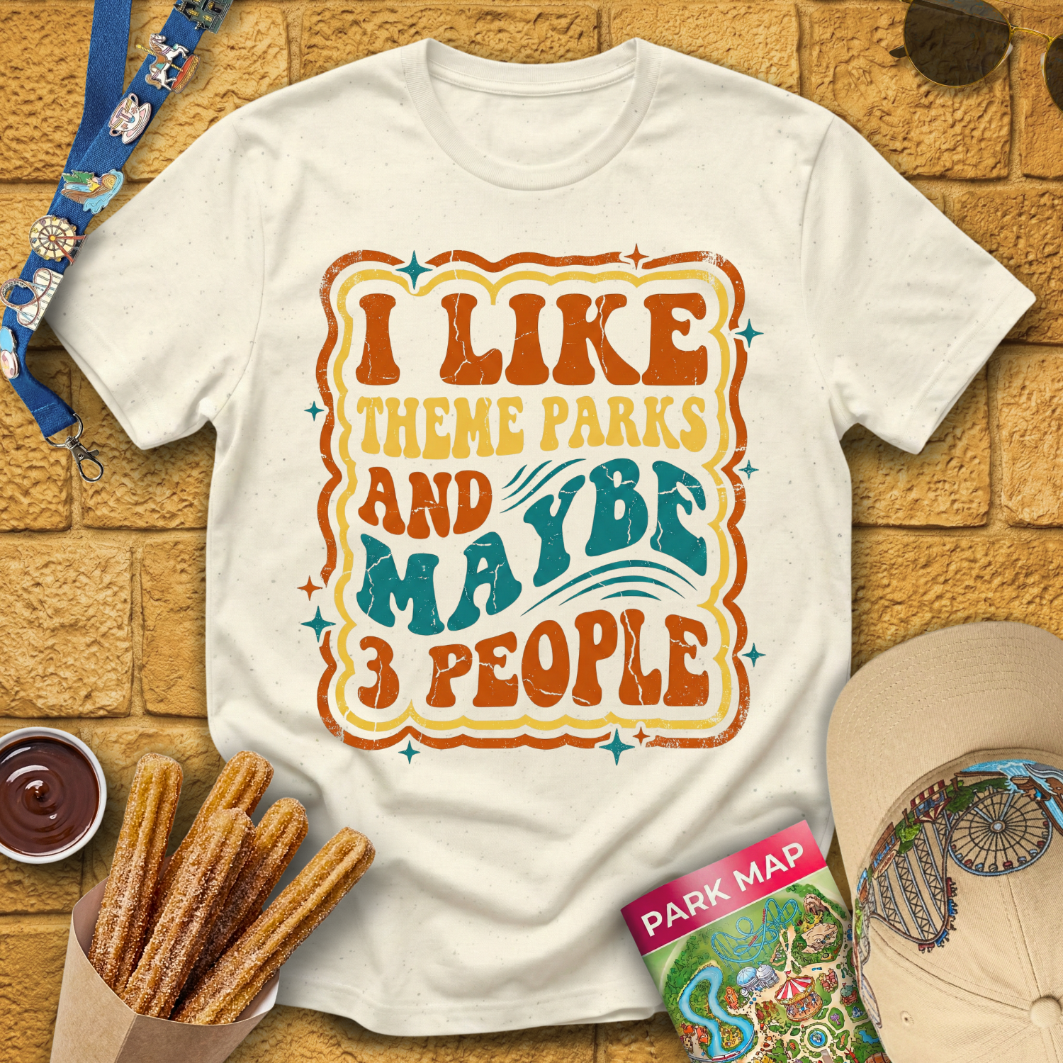 Parks & 3 People [70s] T-Shirt