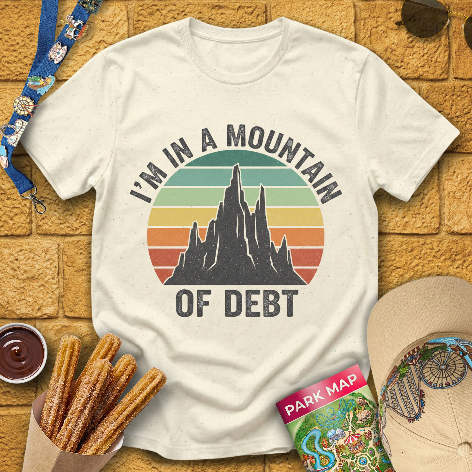 Mountain Of Debt [Vintage] T-Shirt