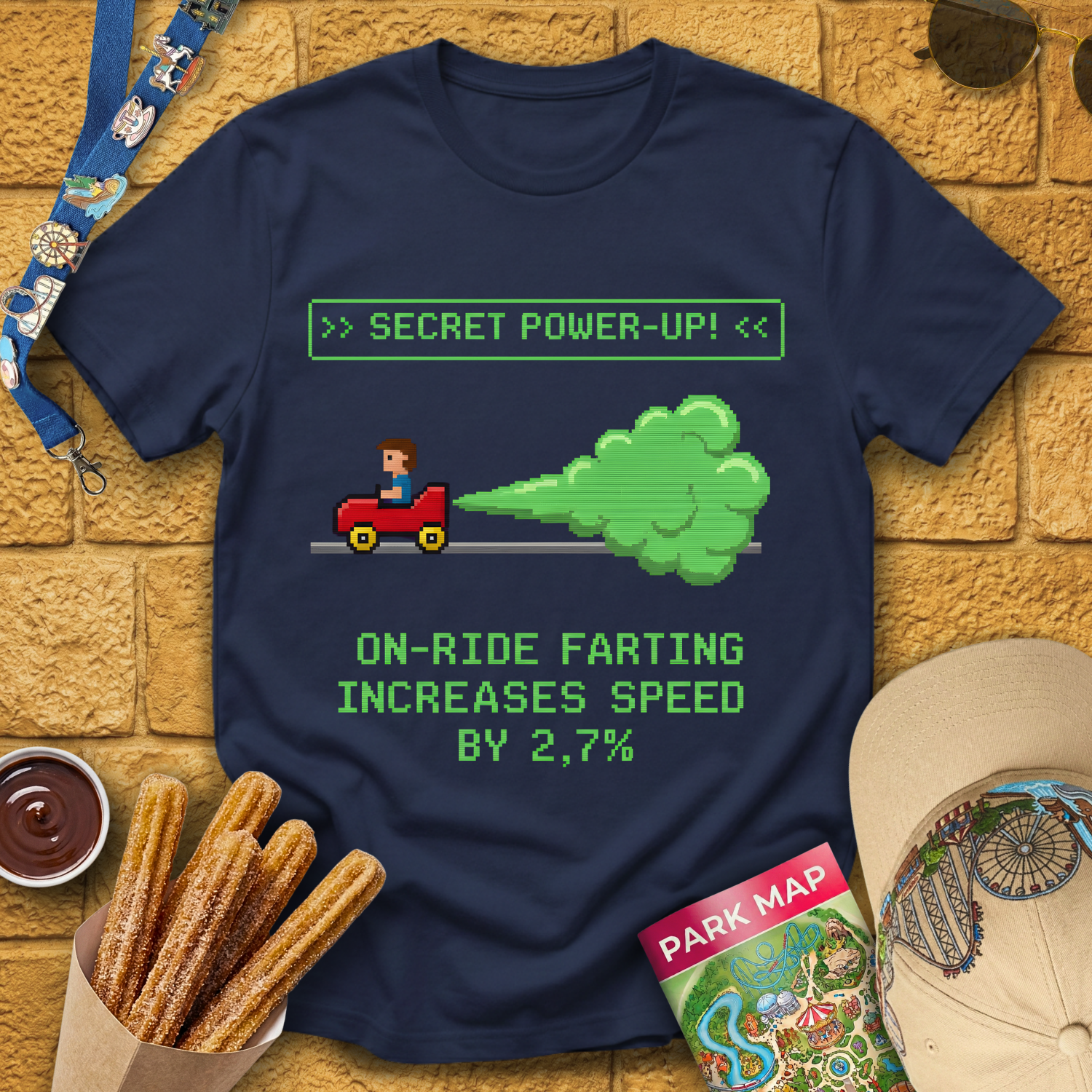 Farting Increases Speed [Arcade] T-Shirt