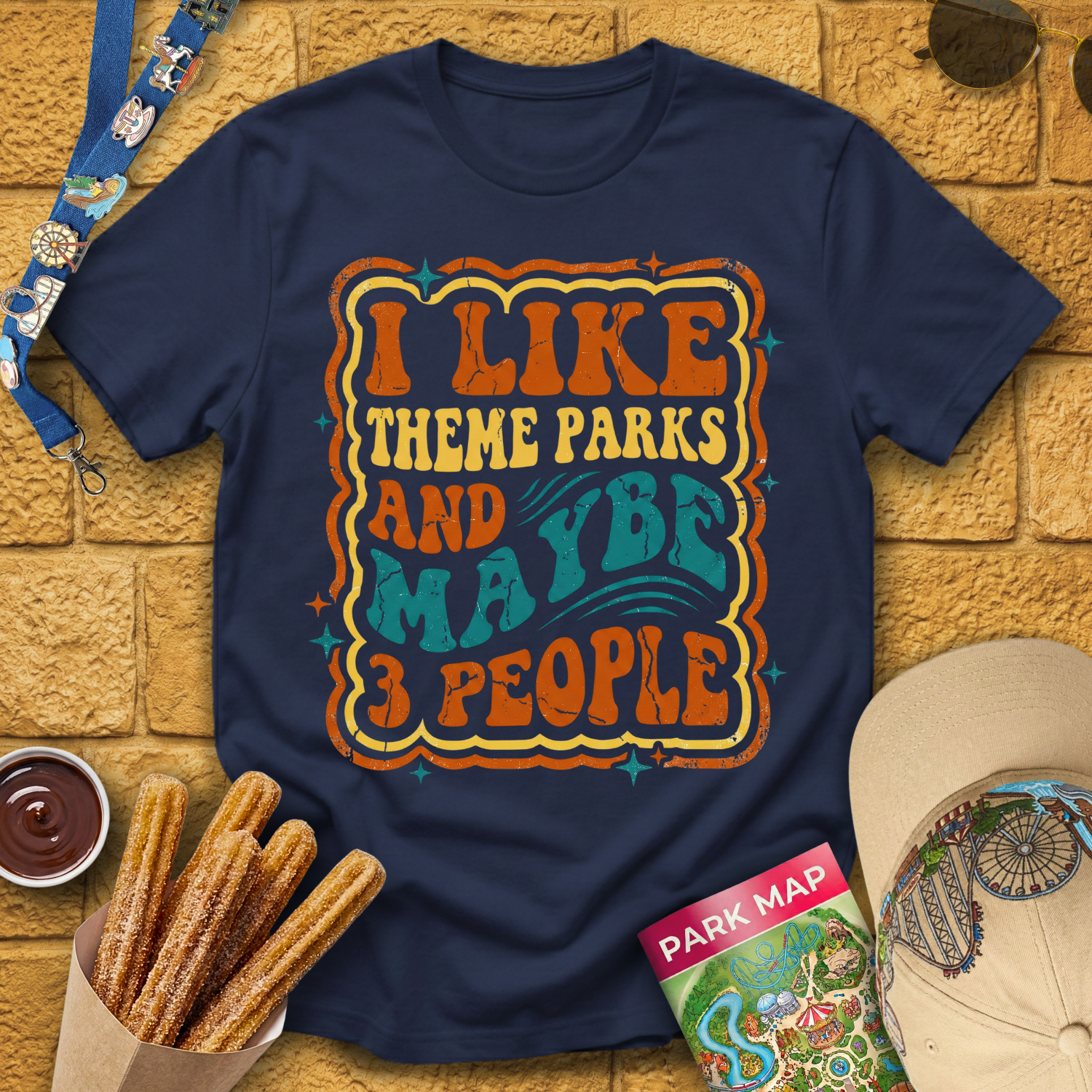 Parks & 3 People [70s] T-Shirt