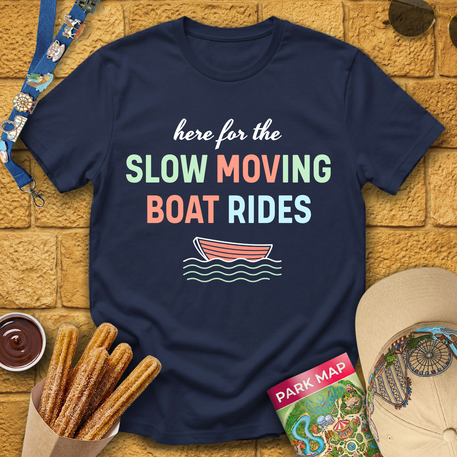 Slow Moving Boat Rides [Icon] T-Shirt