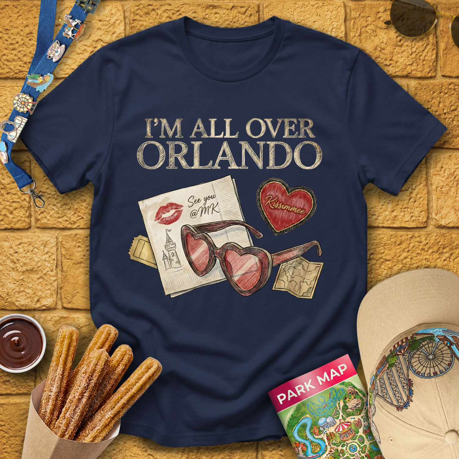 All Over Orlando [Handcraft] T-Shirt