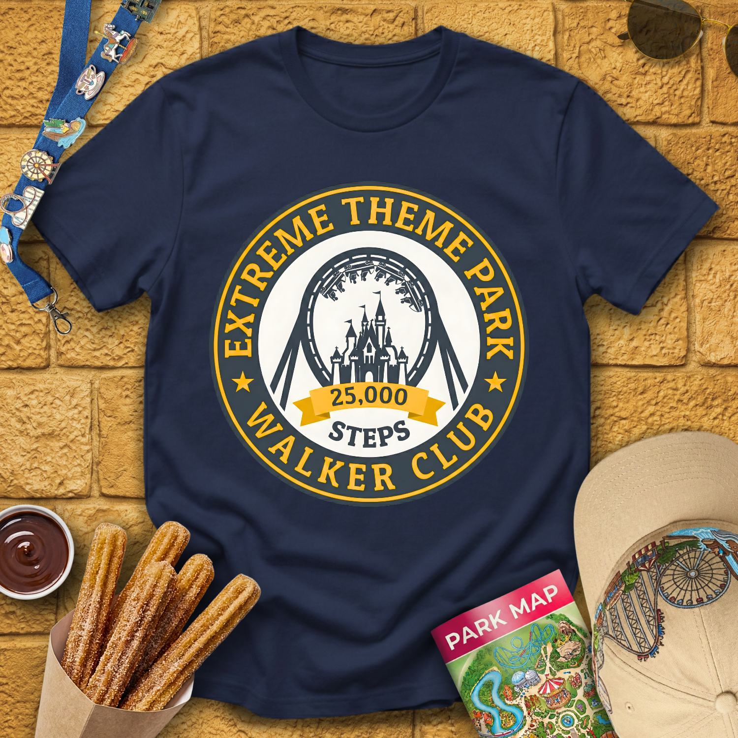 Extreme Theme Park Walker Club T-Shirt