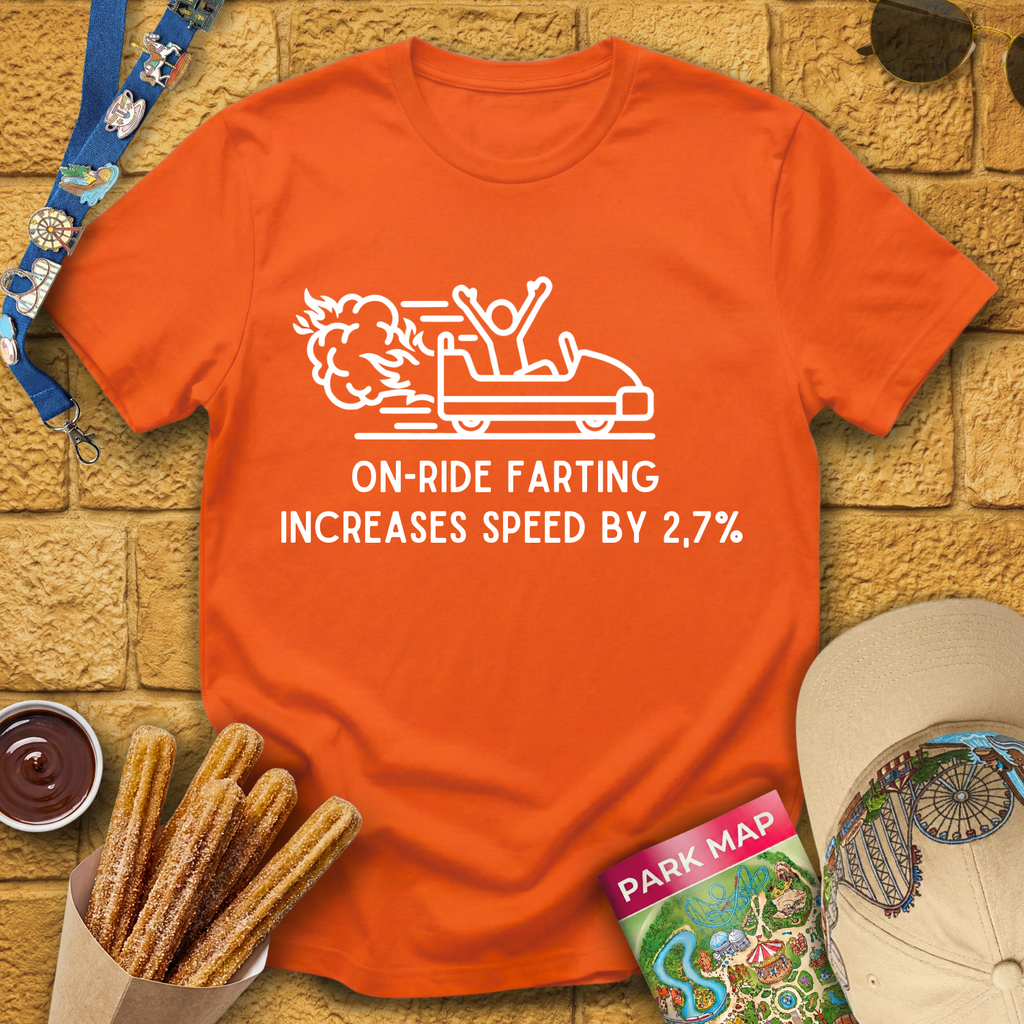 Farting Increases Speed [Sleek] T-Shirt