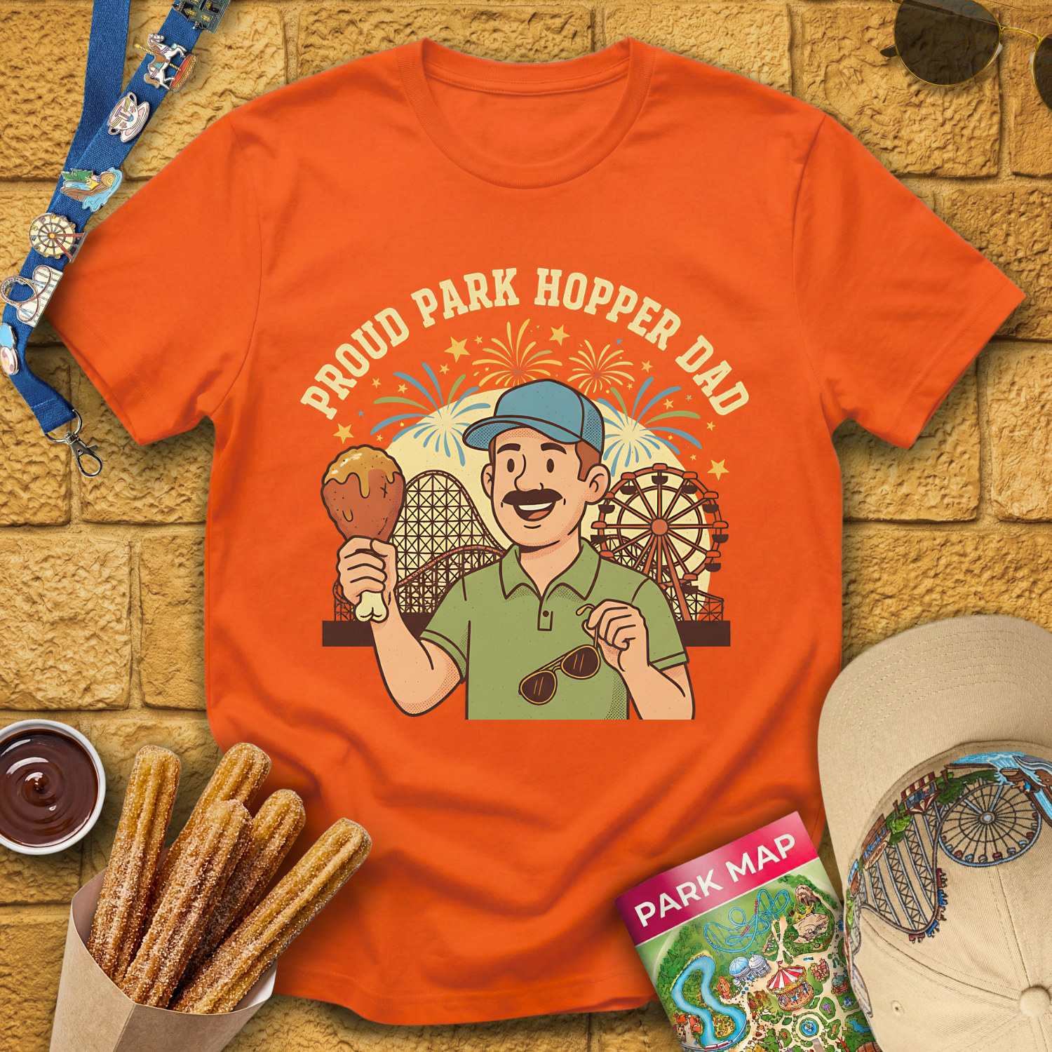 Proud Park Hopper Dad [Fun] T-Shirt