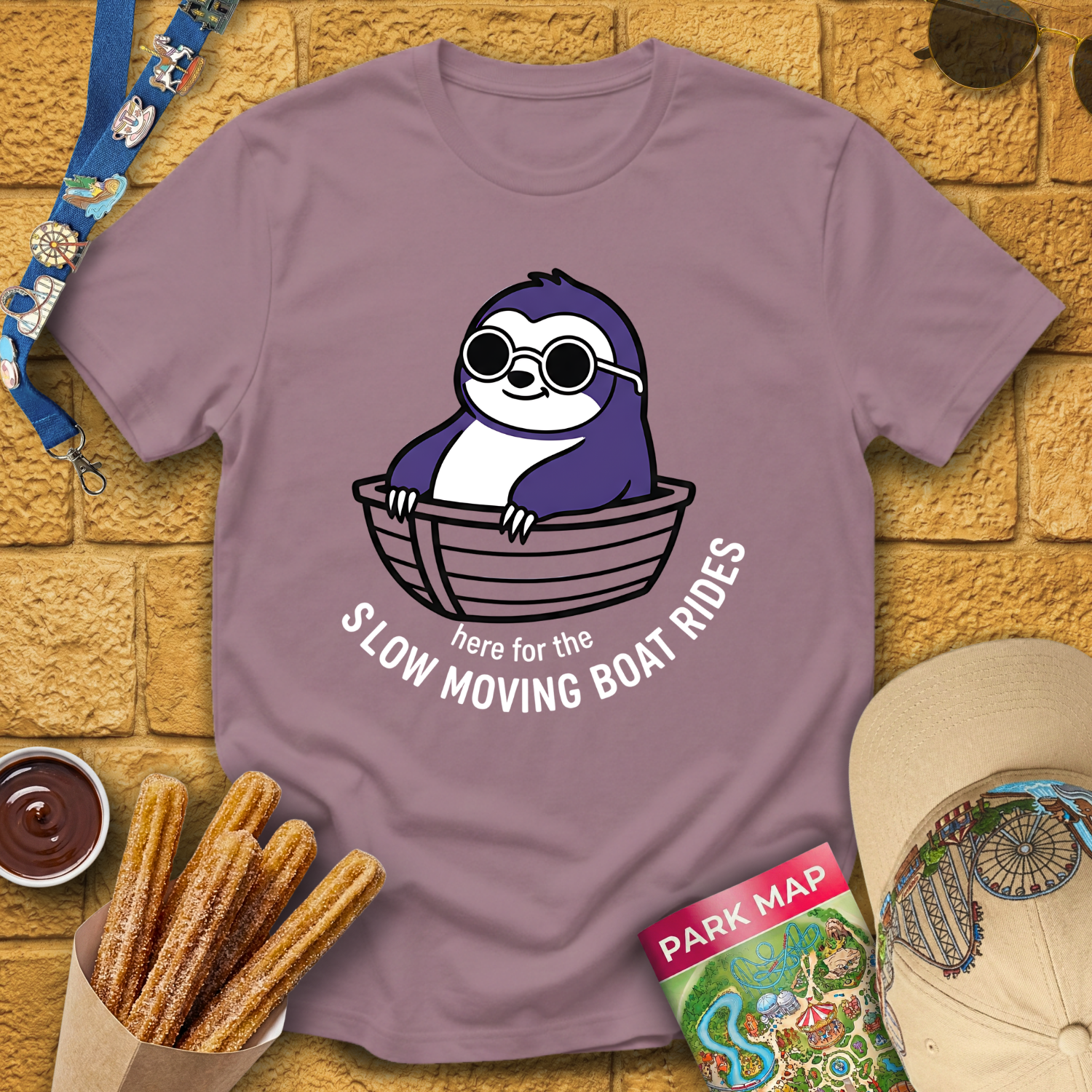 Slow Moving Boat Rides [Sloth] T-Shirt