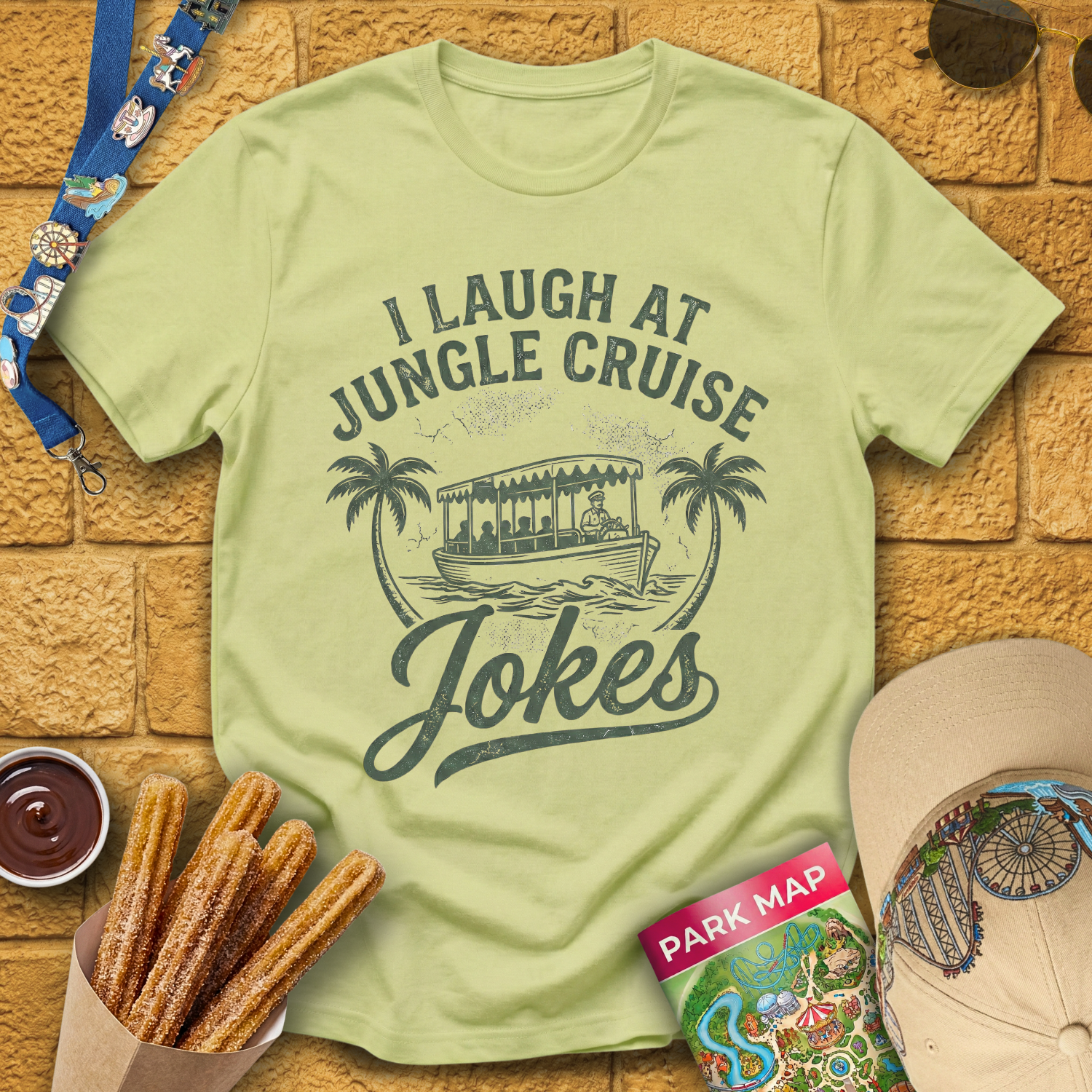 Jungle Cruise Jokes [RetroBrush] T-Shirt